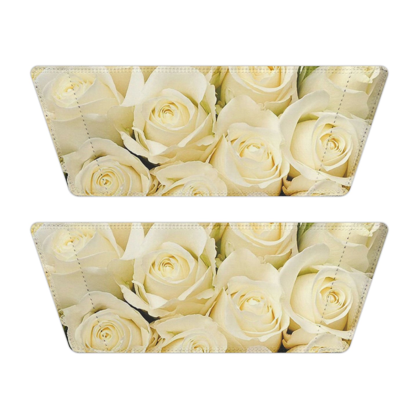 White Roses Floral Design with Removable Straps