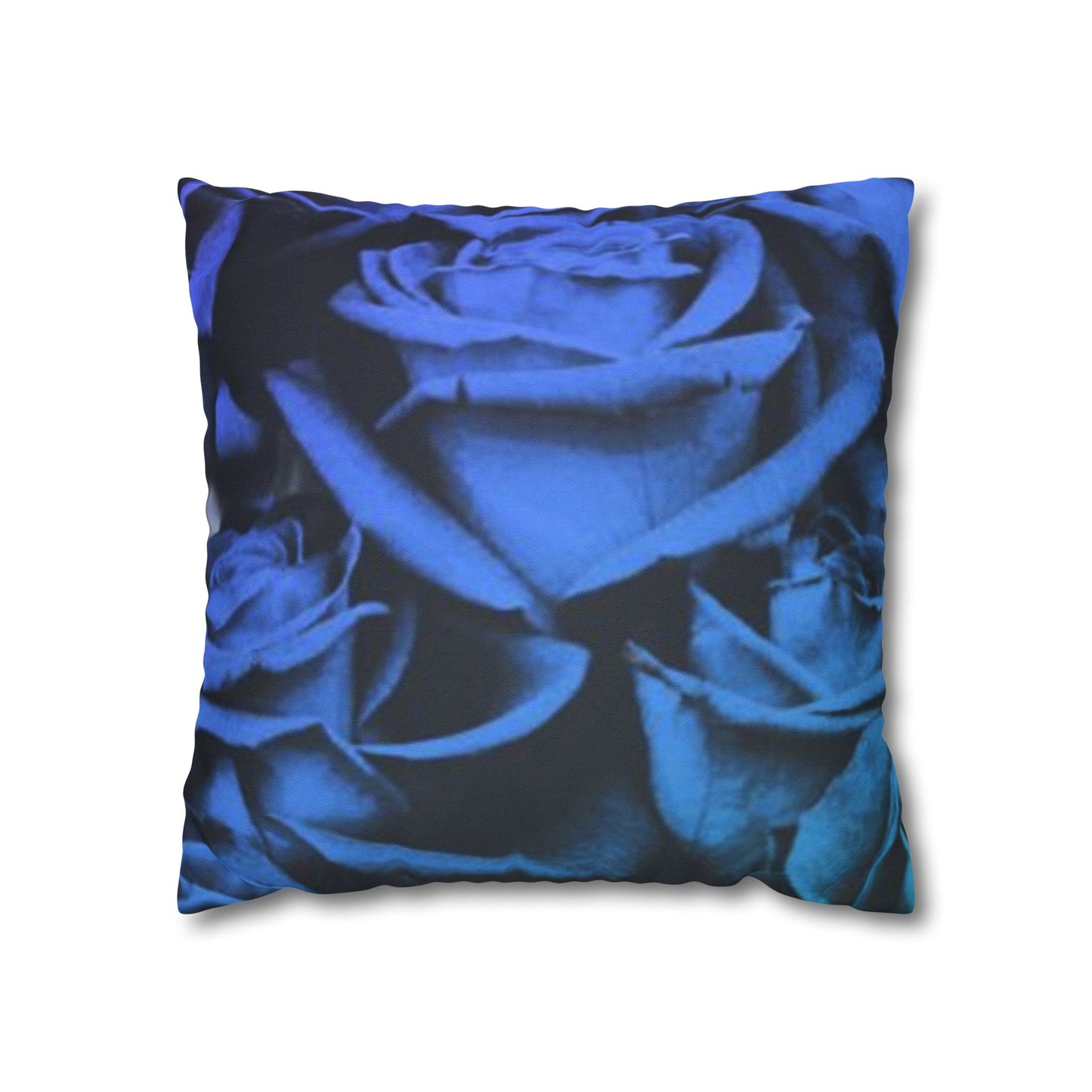 Blue Roses Square Pillowcase