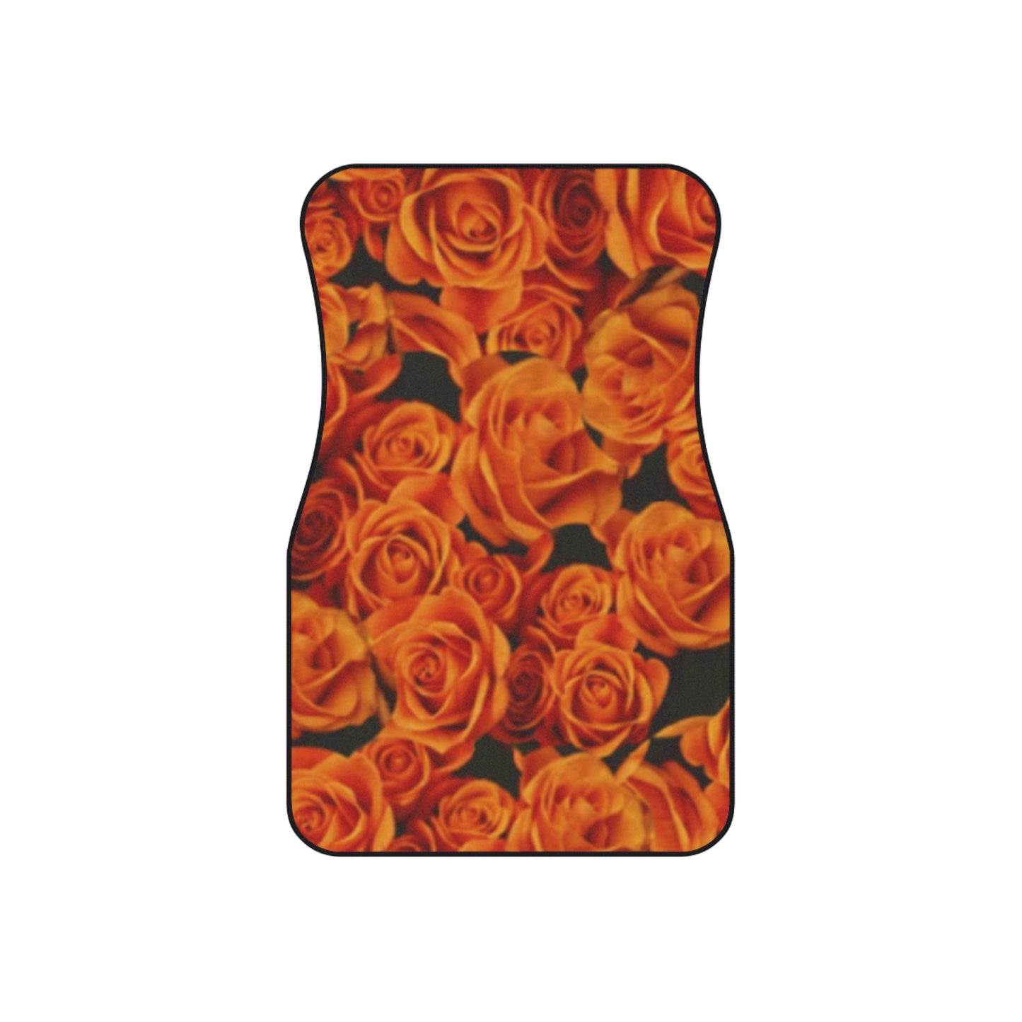 Orange Roses Car Mats (Set of 4)