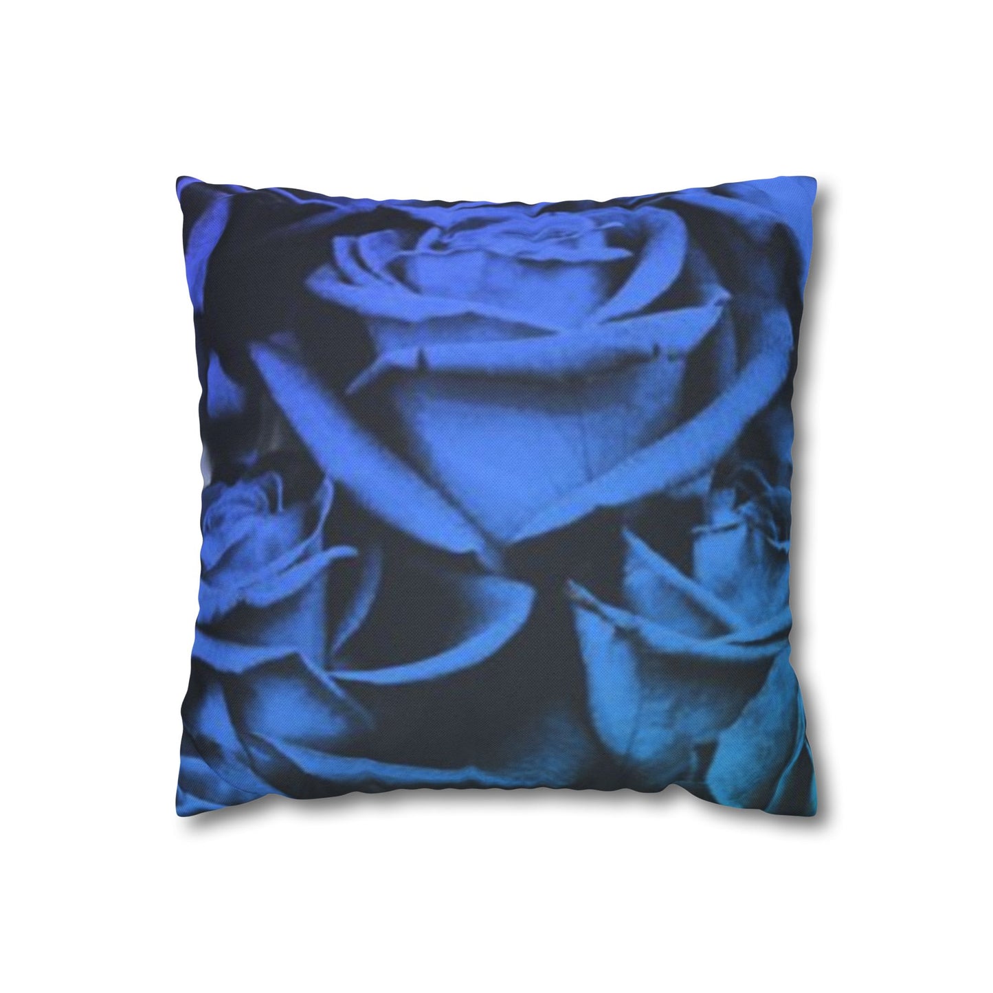 Blue Roses Square Pillowcase