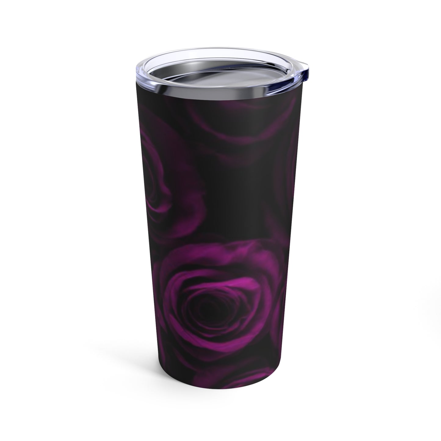 Dark Purple Roses Tumbler 20oz