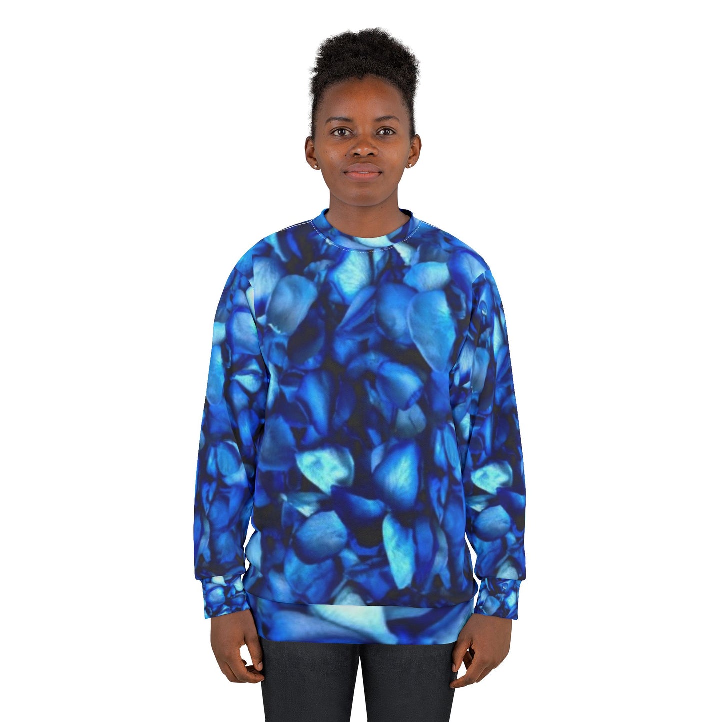 Blue Petals Sweatshirt