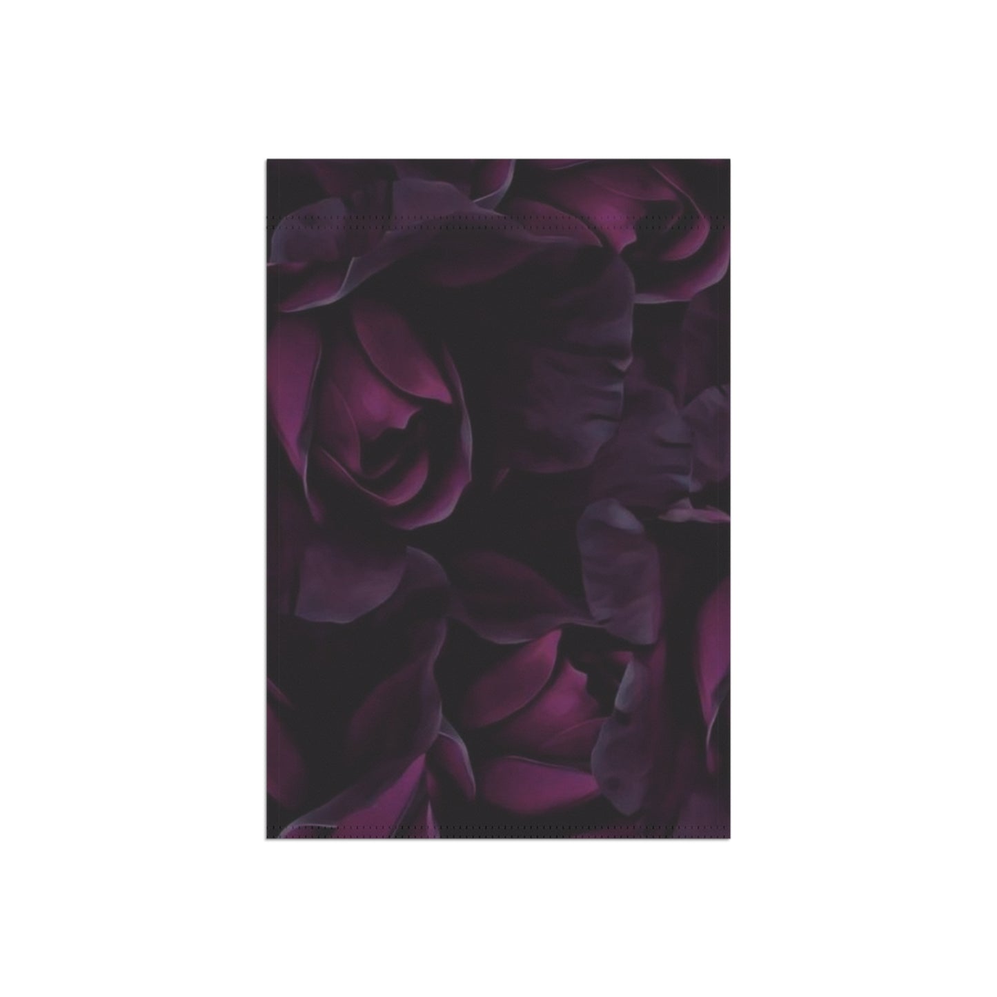 Dark Purple Floral Garden & House Banner