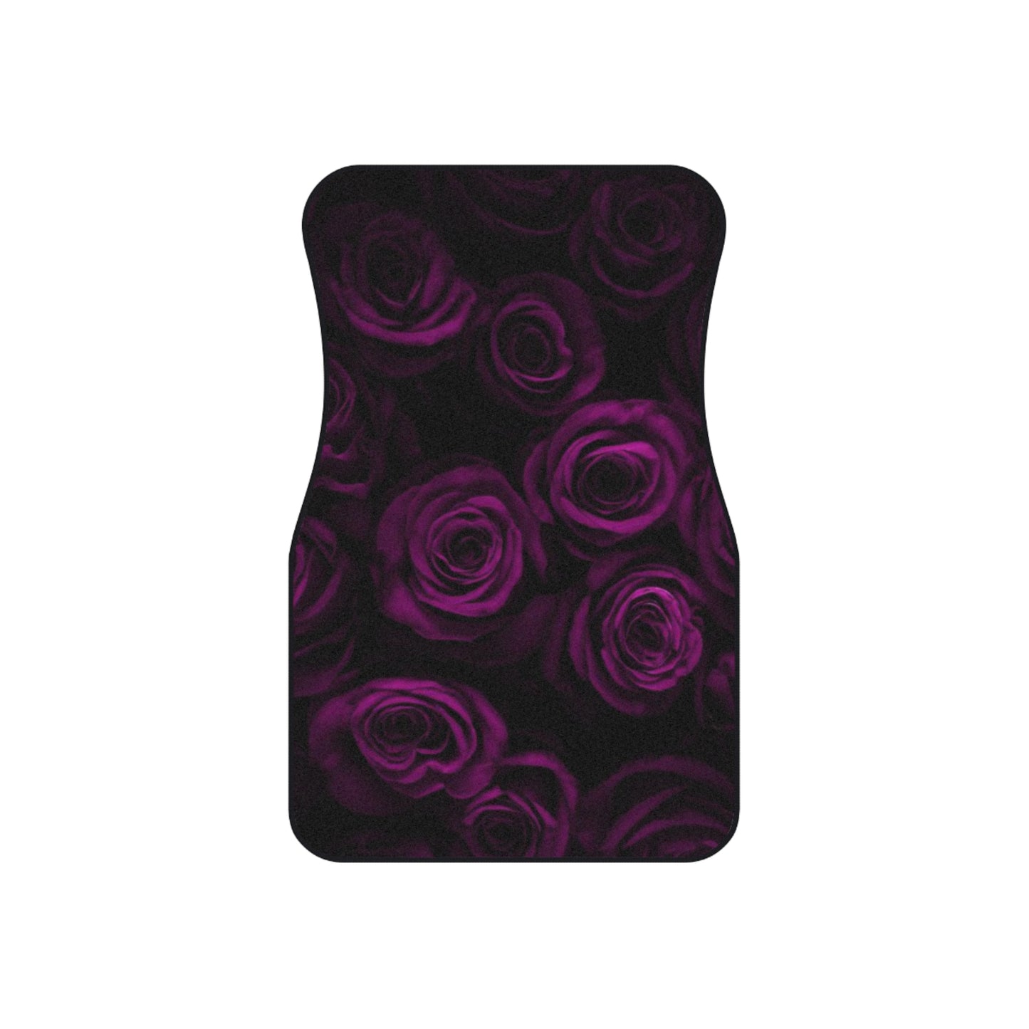 Dark Purple Roses Car Mats (Set of 4)
