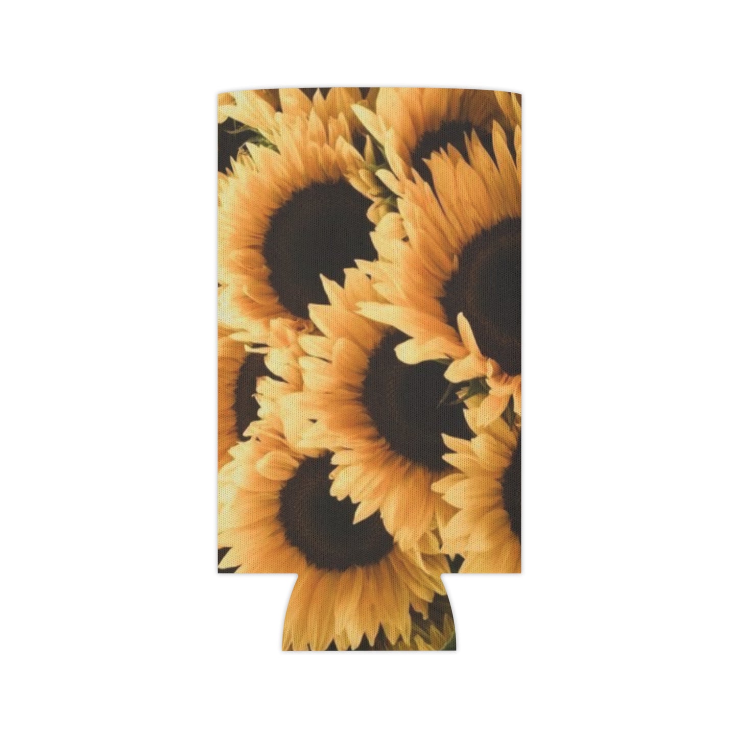 Floral Can Cooler - Sunflower Design
