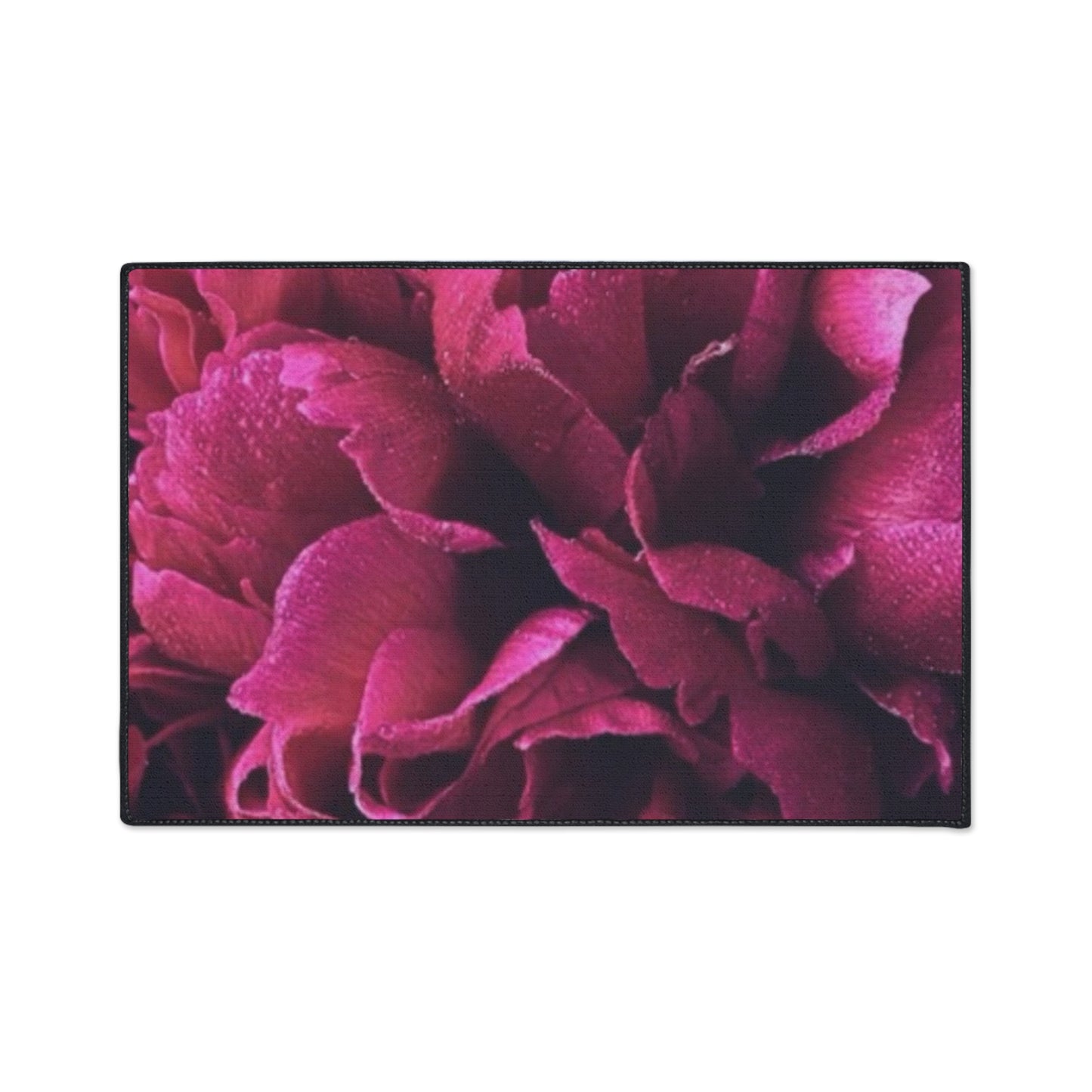 Magenta Floral Heavy Duty Floor Mat