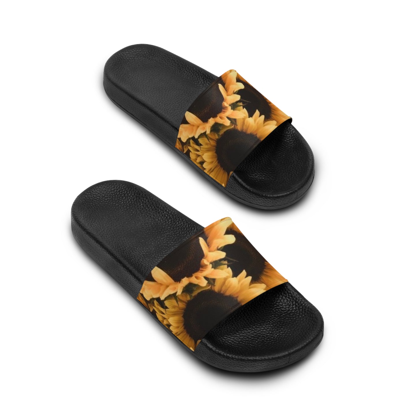 Sunflower Floral Sandals – Bright & Comfortable