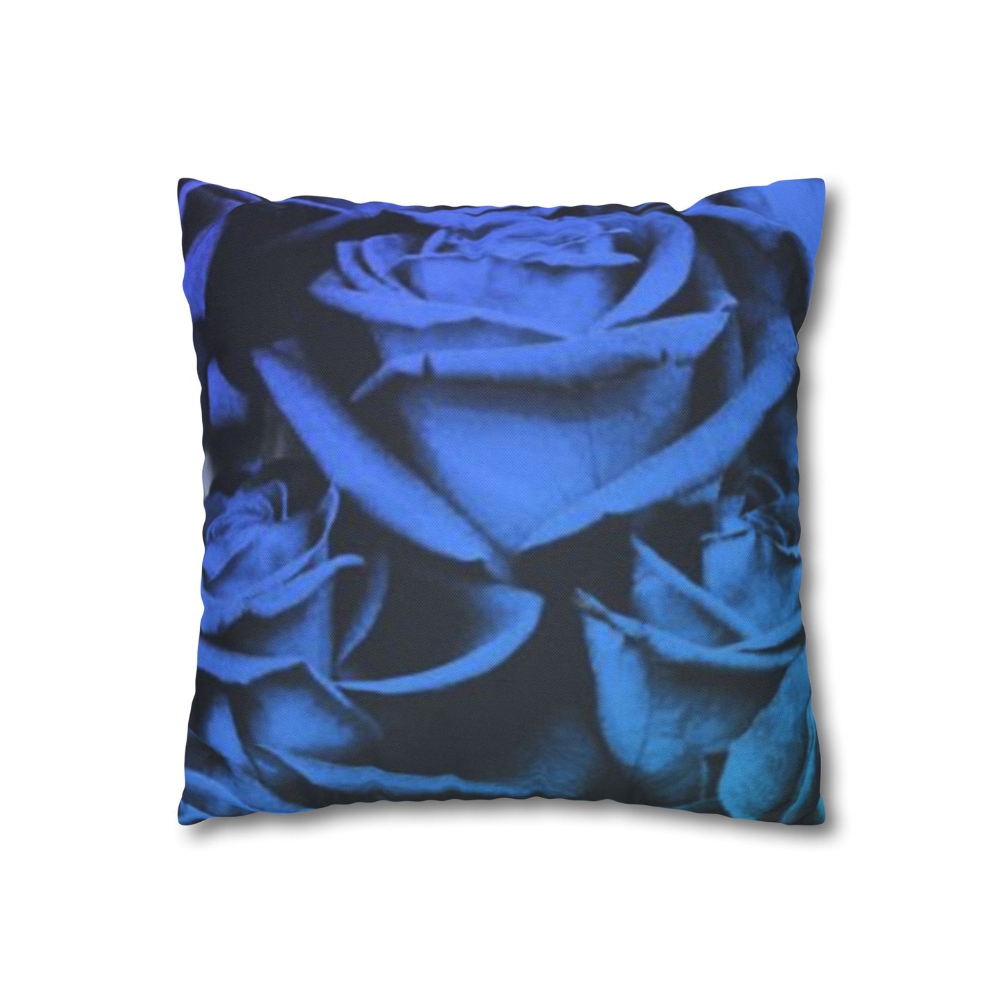 Blue Roses Square Pillowcase