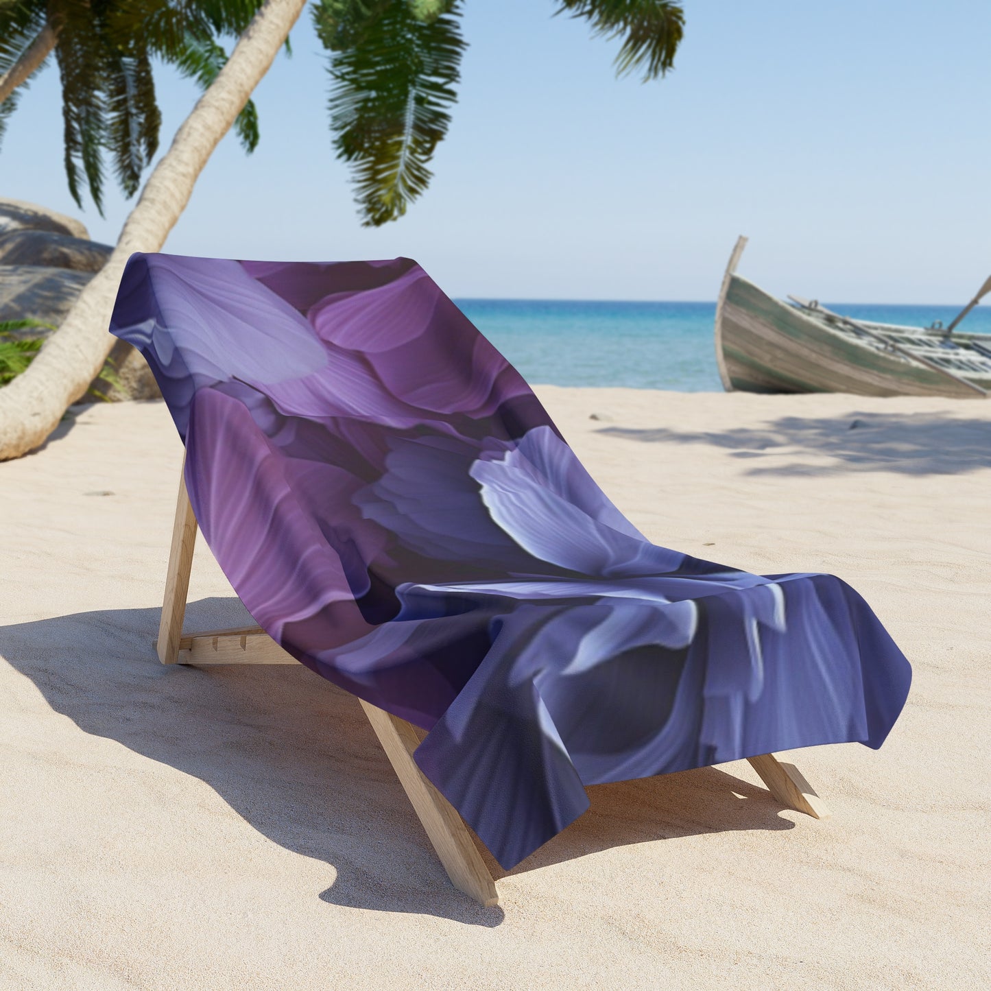 Floral Flow Beach Towel