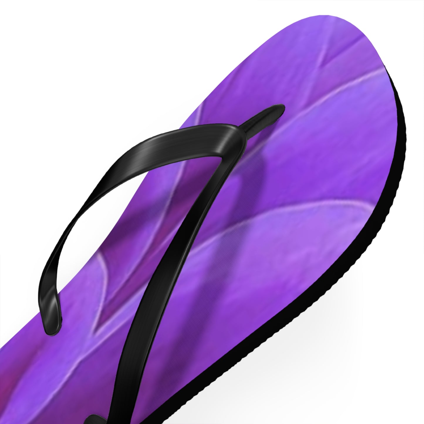 Purple Dahlia Flip Flops