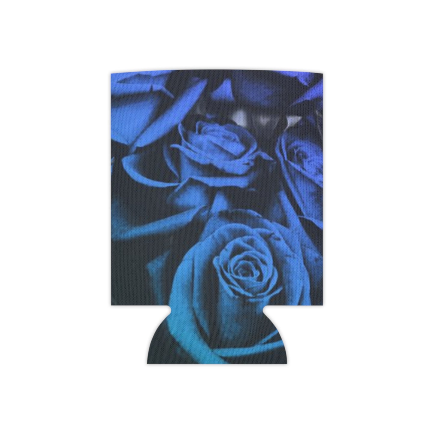 Blue Roses Can Cooler
