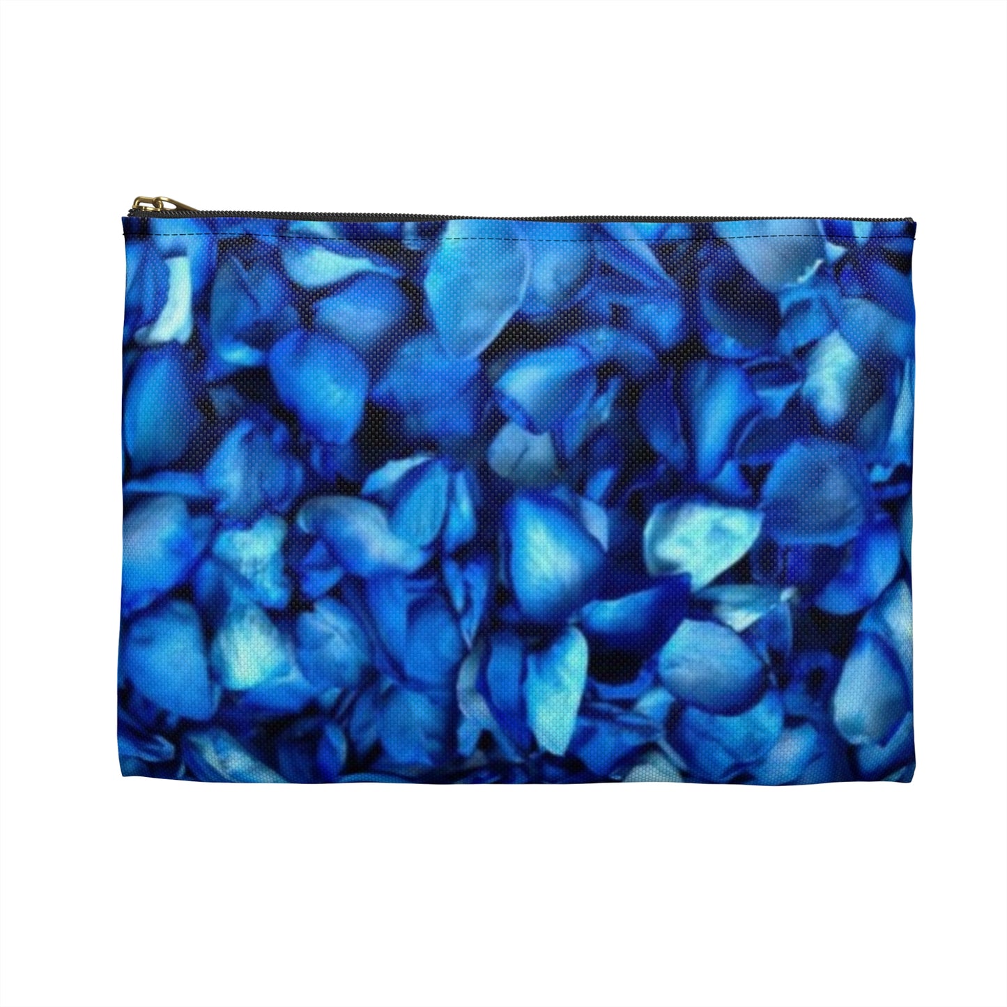 Blue Petals Accessory Pouch
