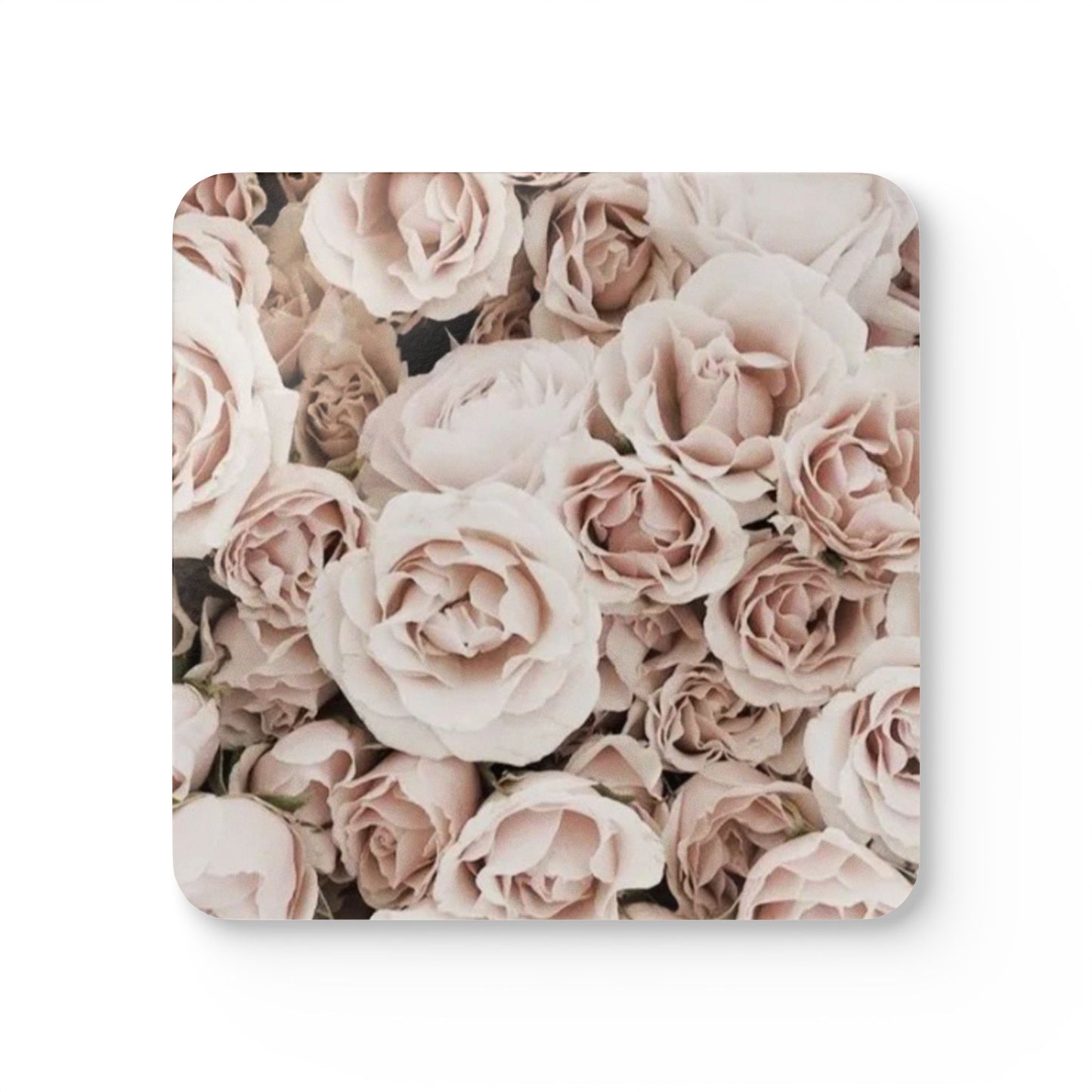 Light Pink Roses Coaster Set