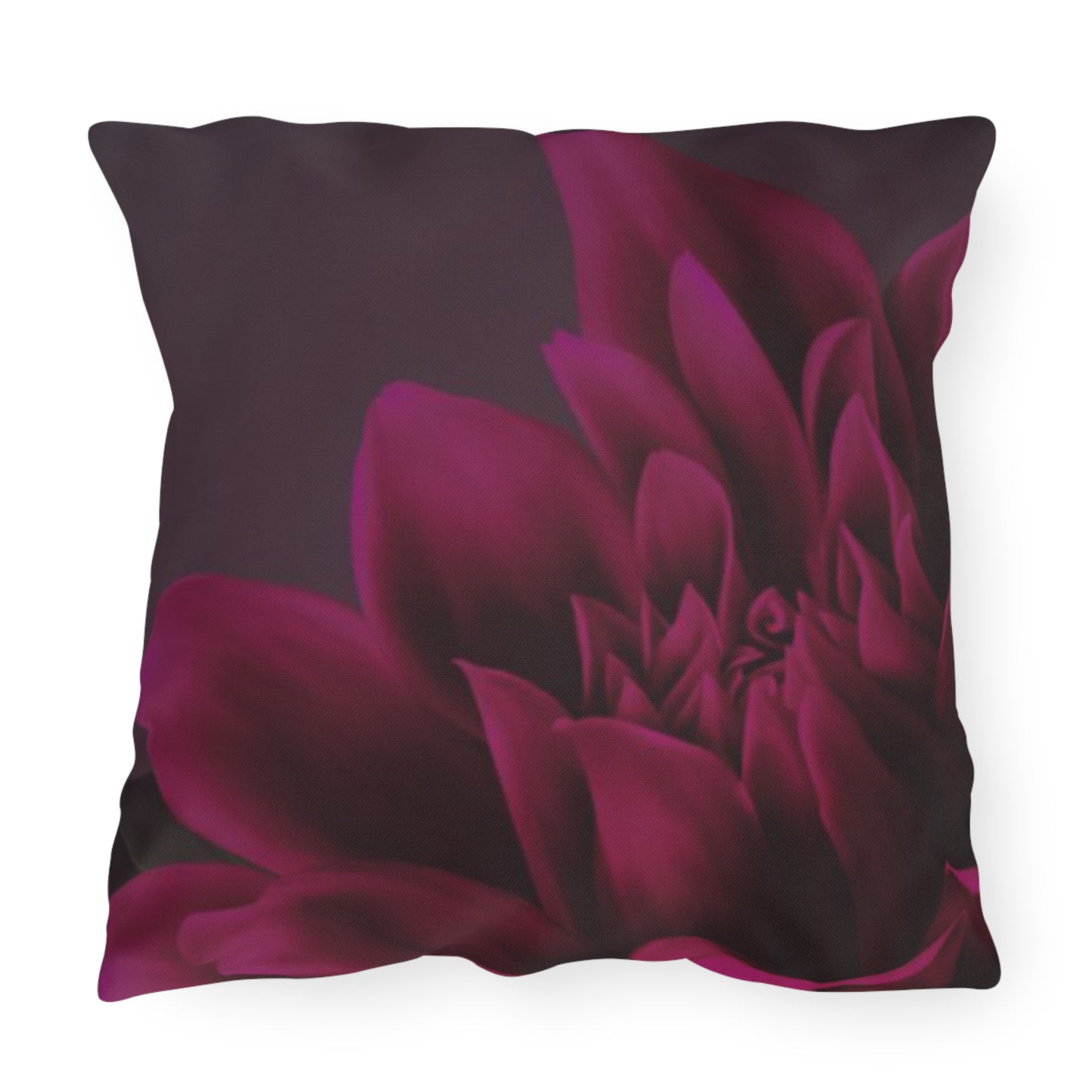 Magenta Dahlia Outdoor Pillow