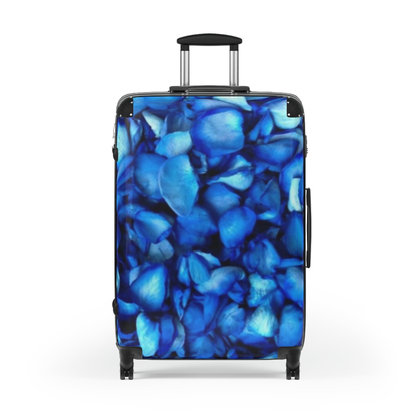Blue Petals Floral Suitcase for Travelers – Cool & Smooth