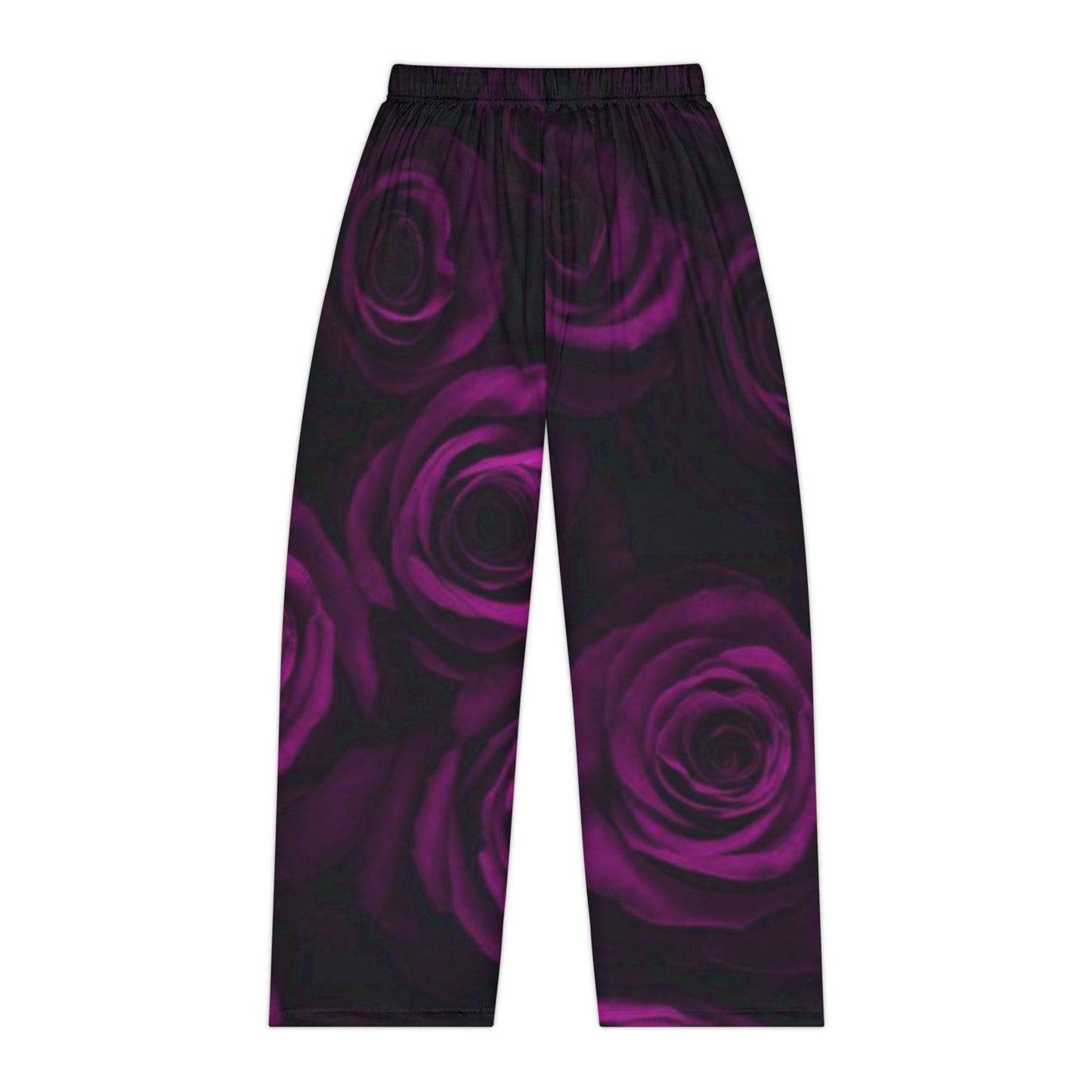 Dark Purple Roses Pajama Pants