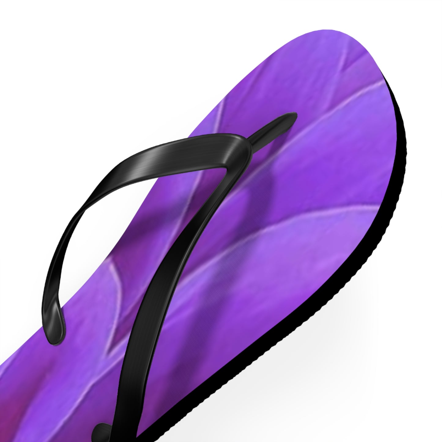 Purple Dahlia Flip Flops