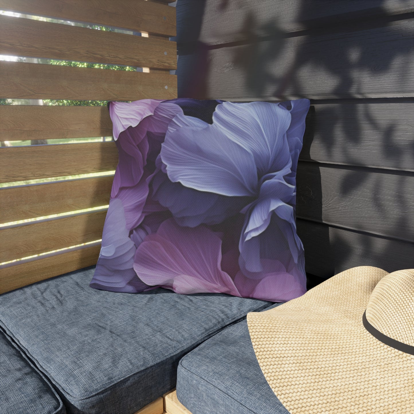 Floral Flow Outdoor Pillow