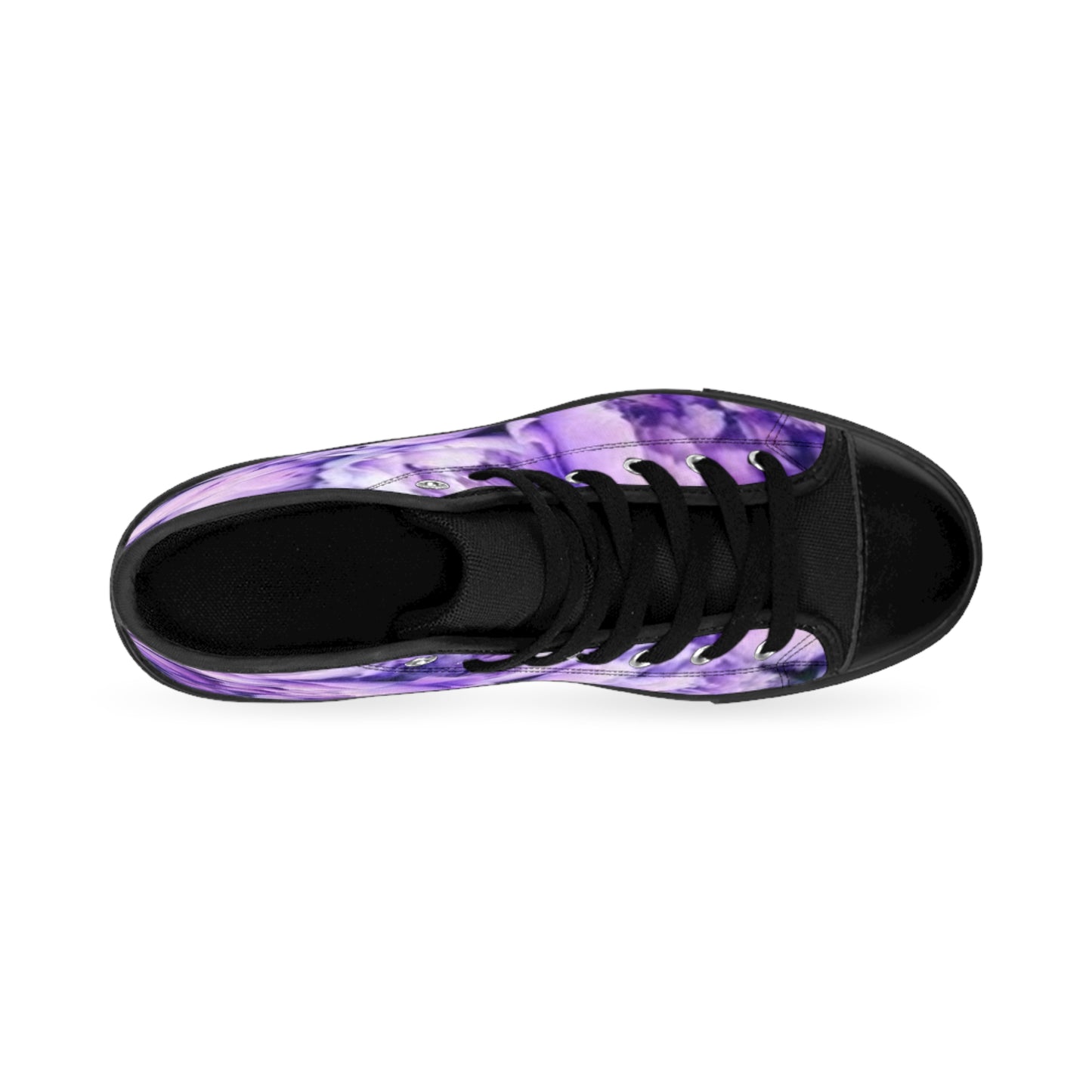 Purple Peony High Top Sneakers
