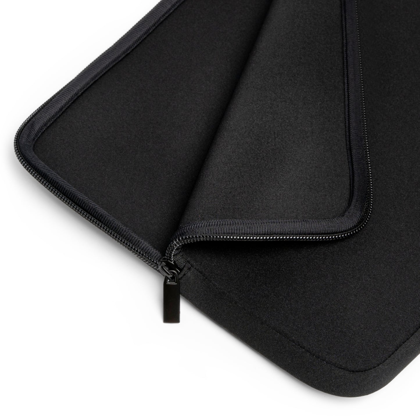 Black and White Floral Design Laptop Sleeve