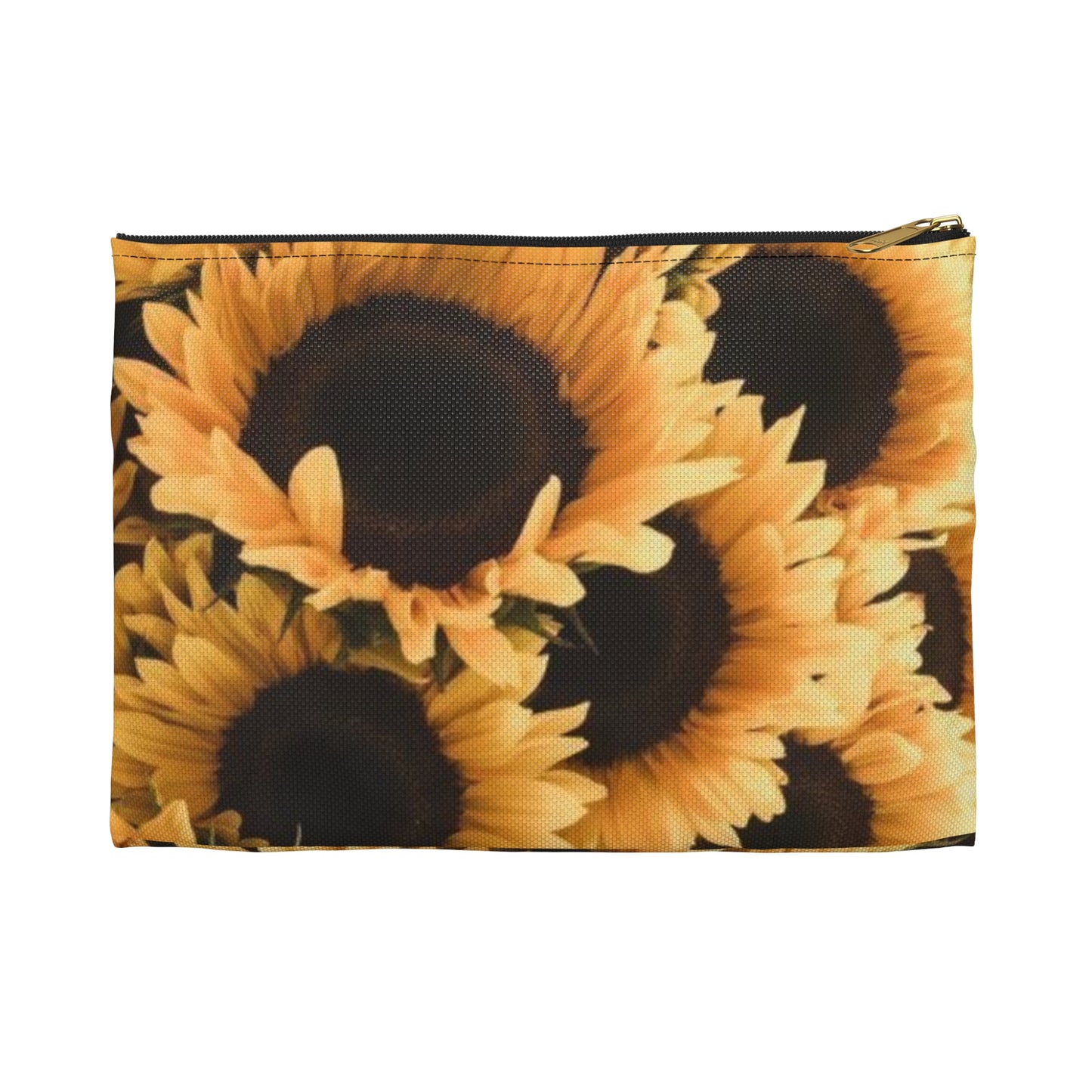 Sunflower Floral Accessory Pouch – Sunny & Cheerful