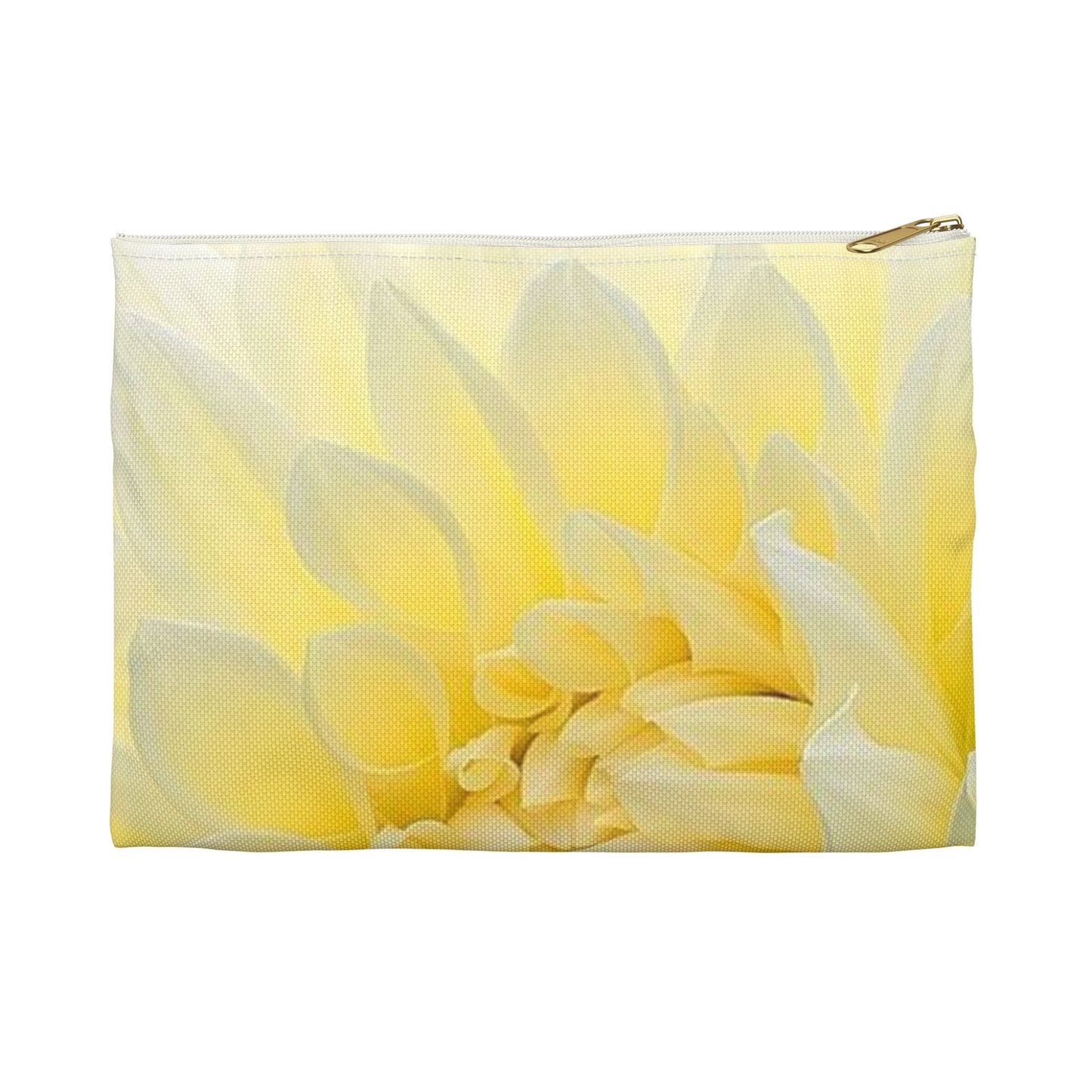 Yellow Dahlia Accessory Pouch
