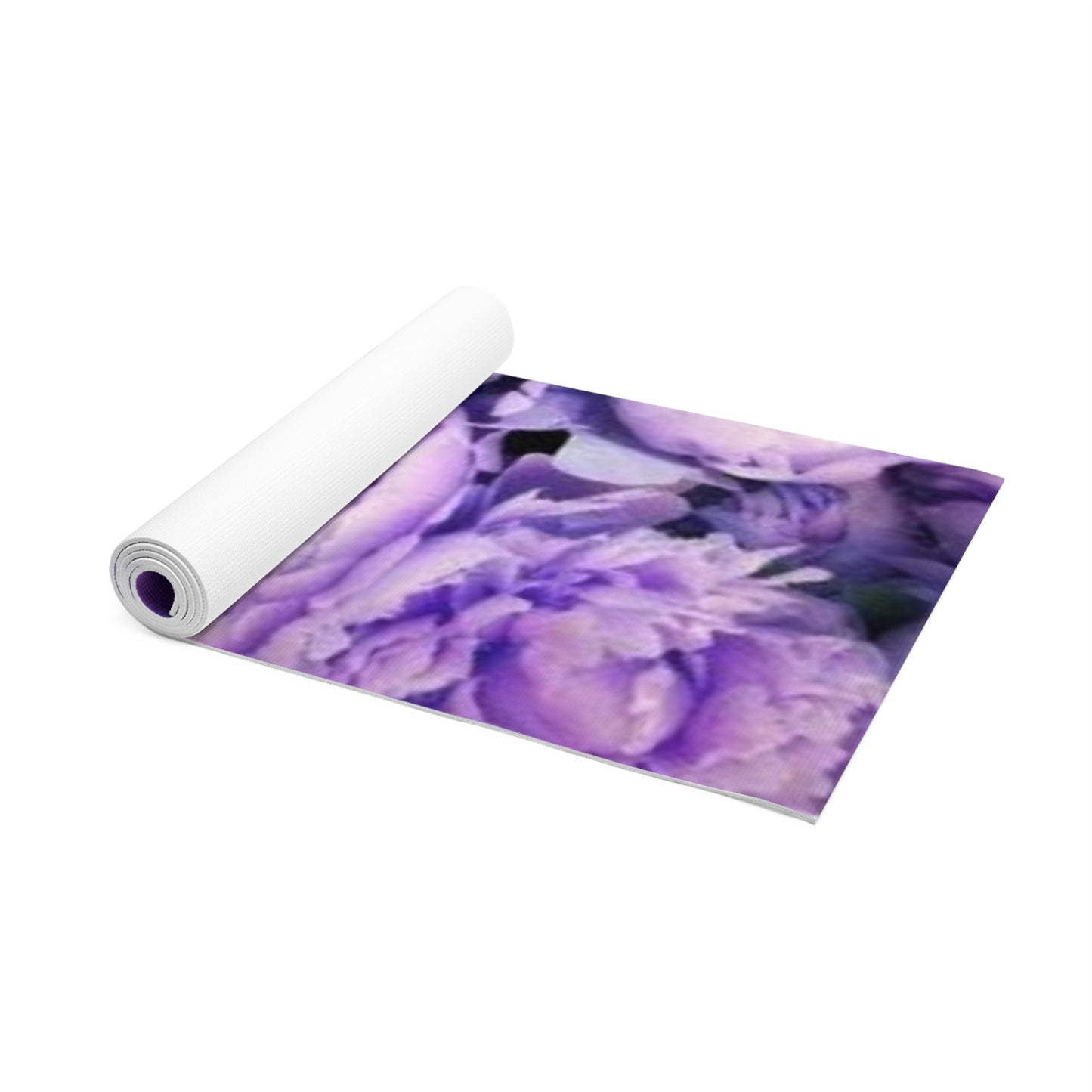 Purple Peony Exercise Mat