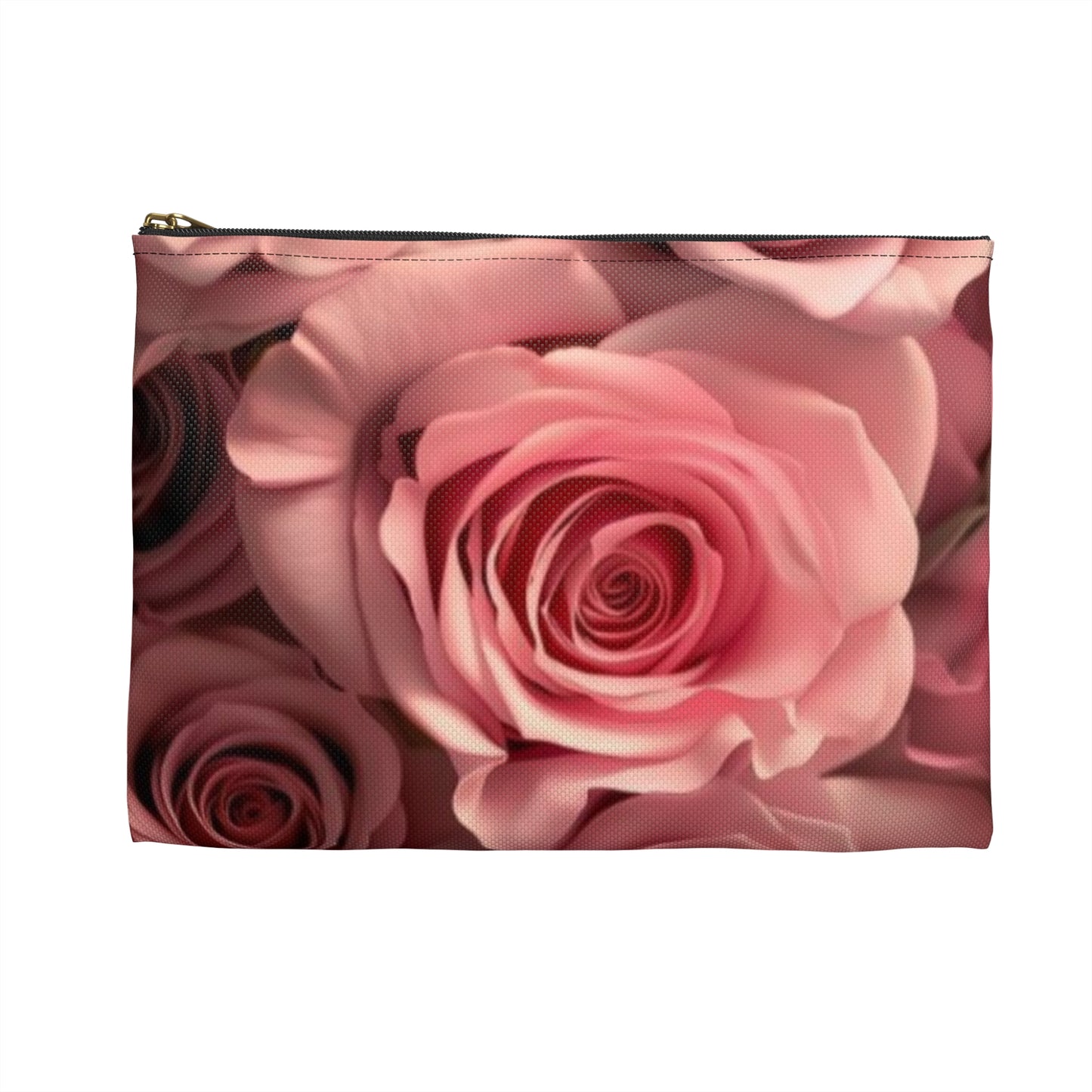Pink Roses Accessory Pouch