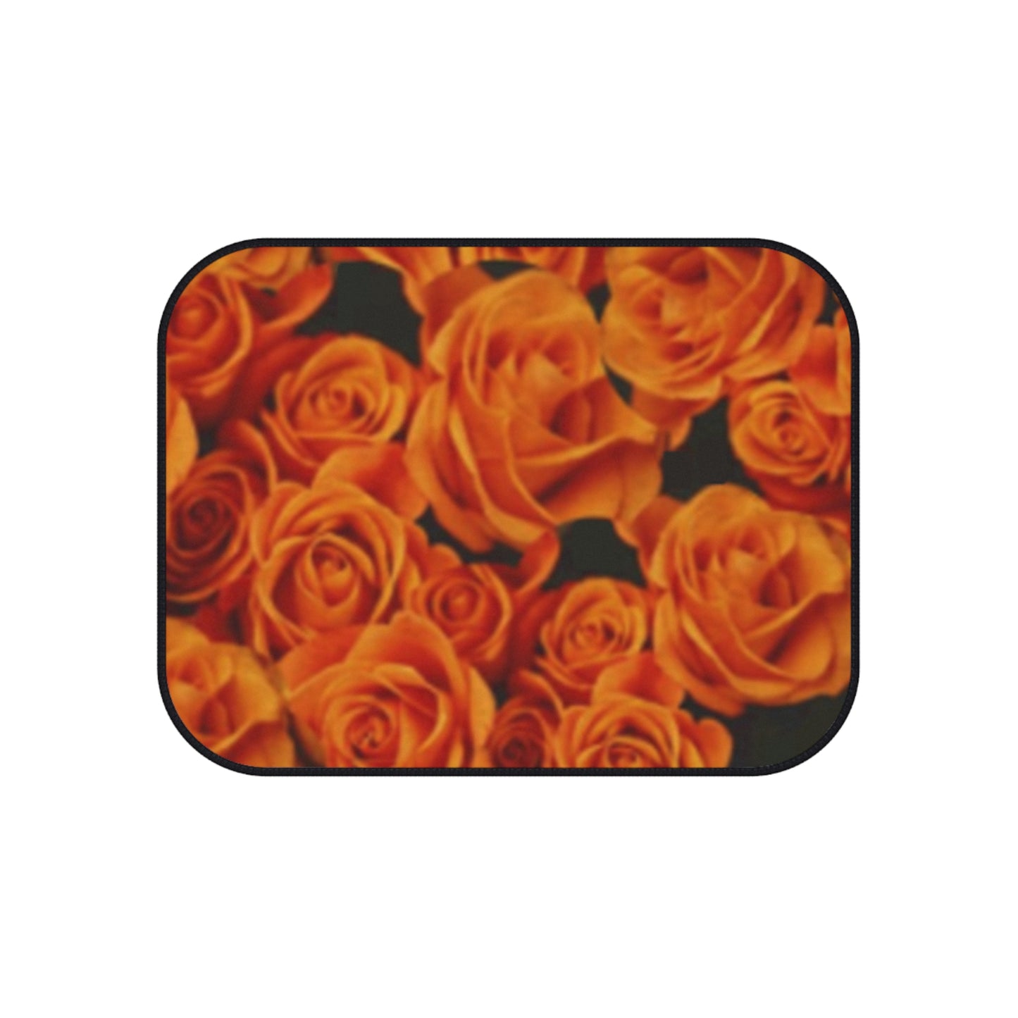Orange Roses Car Mats (Set of 4)