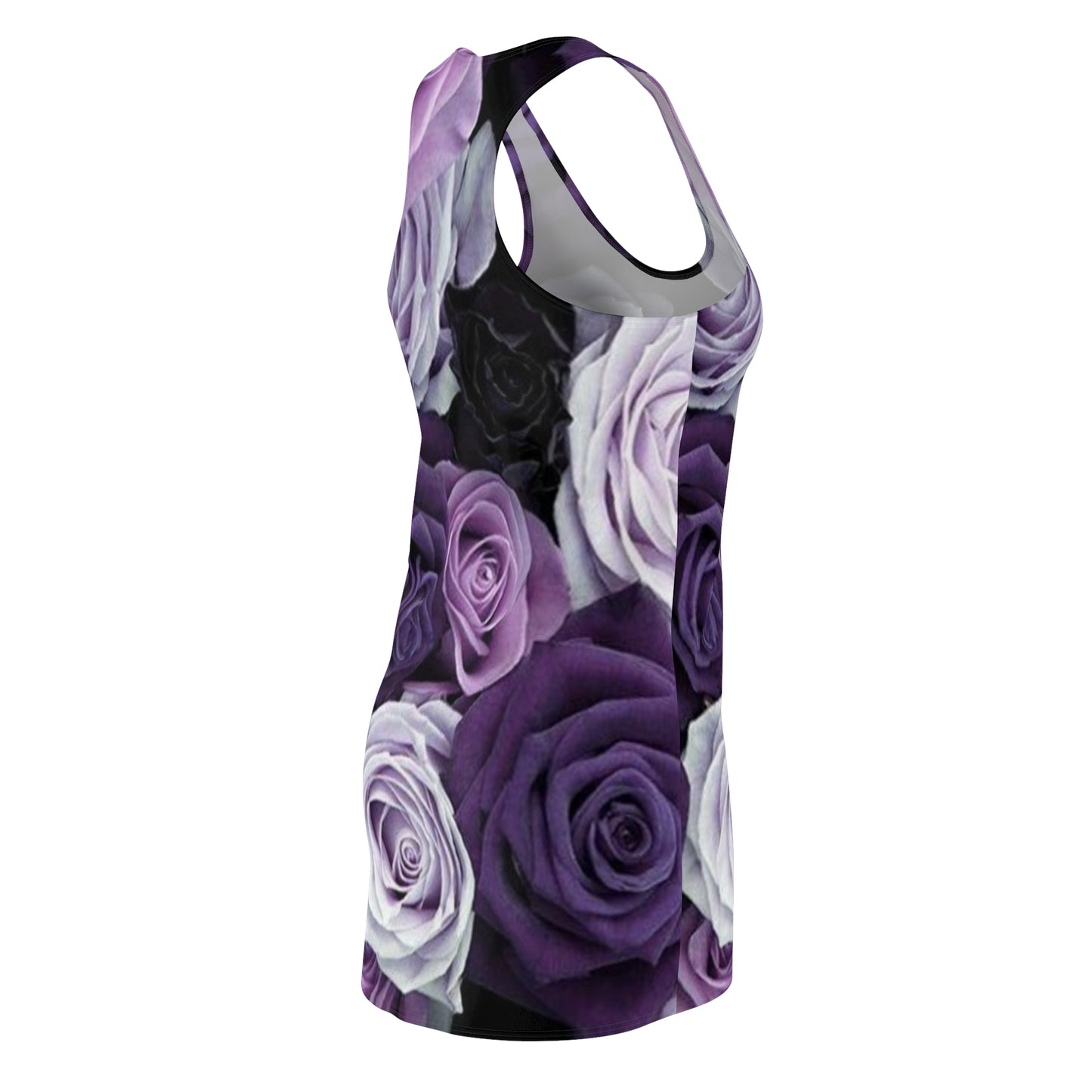 Purple Roses Racerback Dress