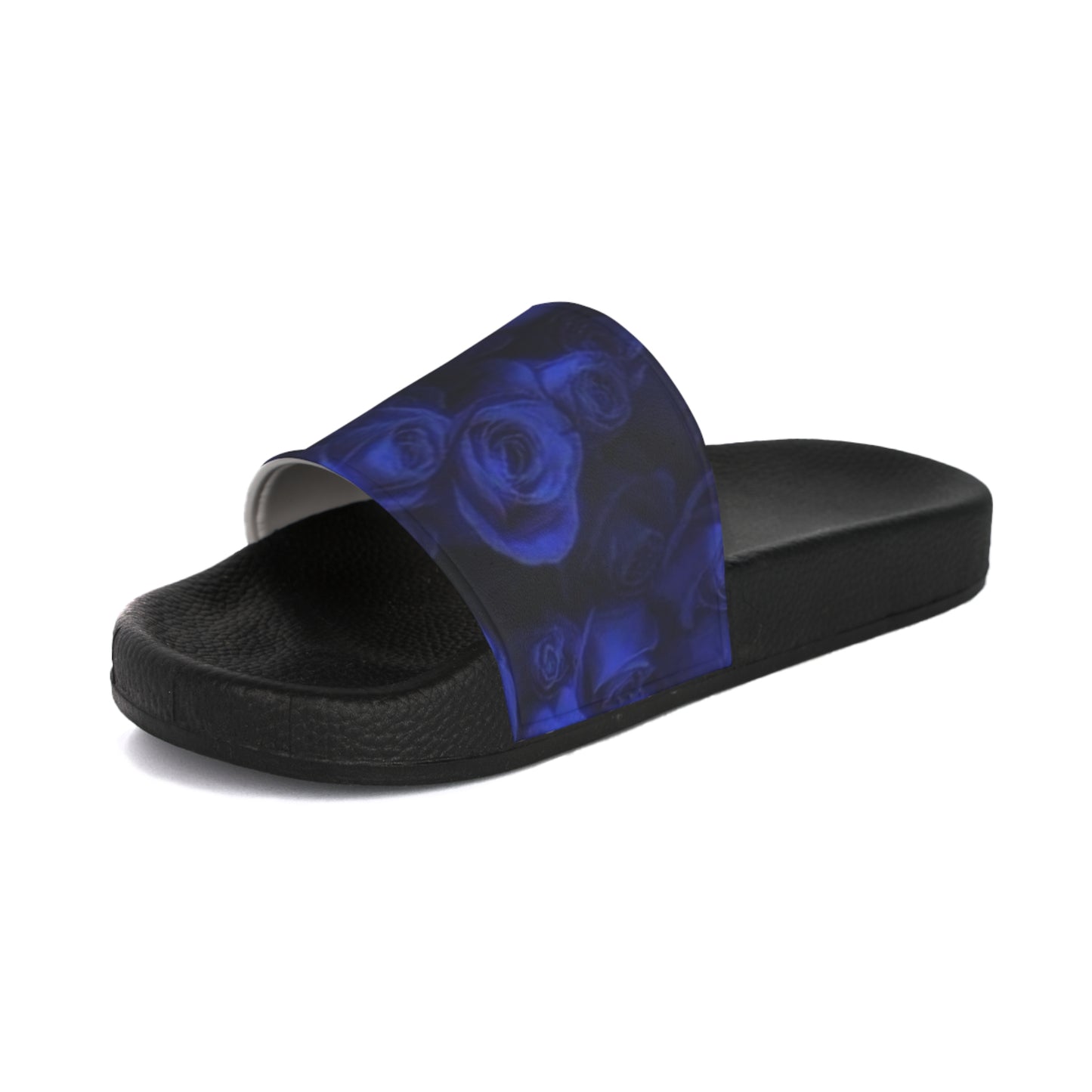 Dark Blue Roses Sandals