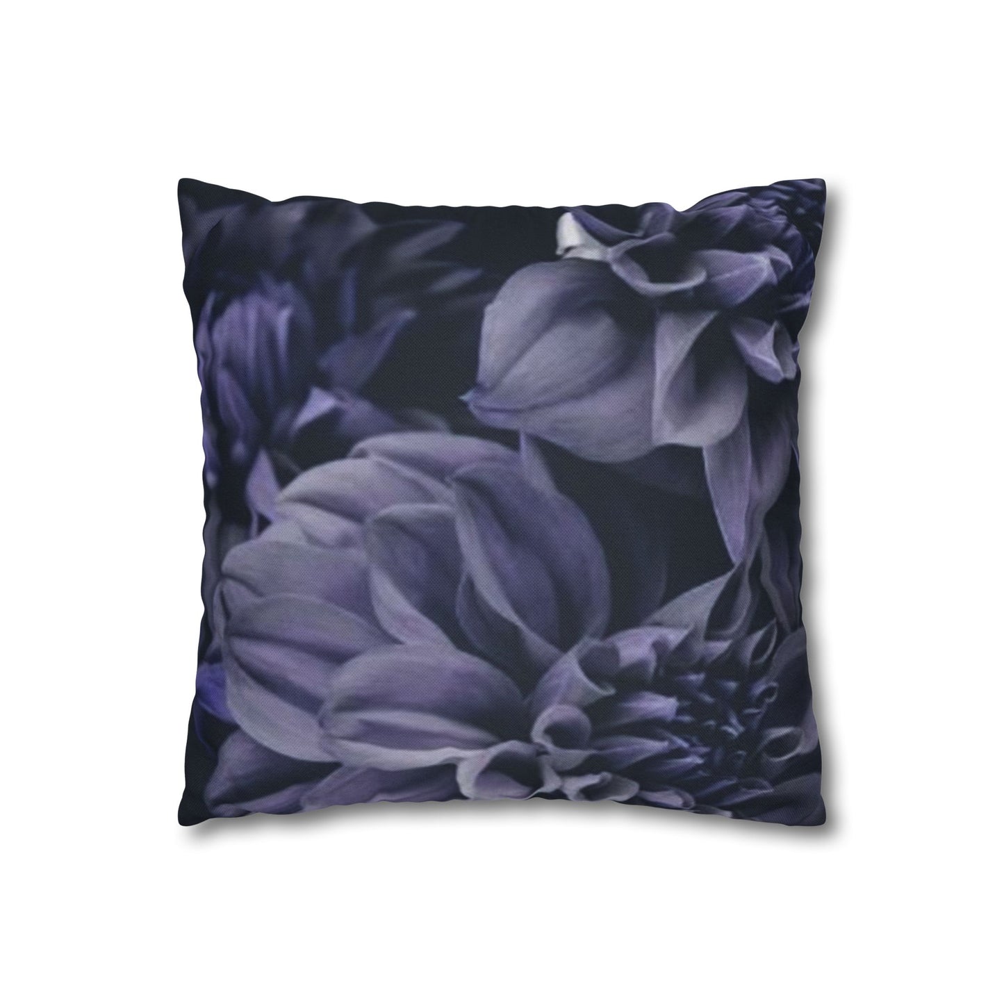 Blue Dahlia Square Pillowcase