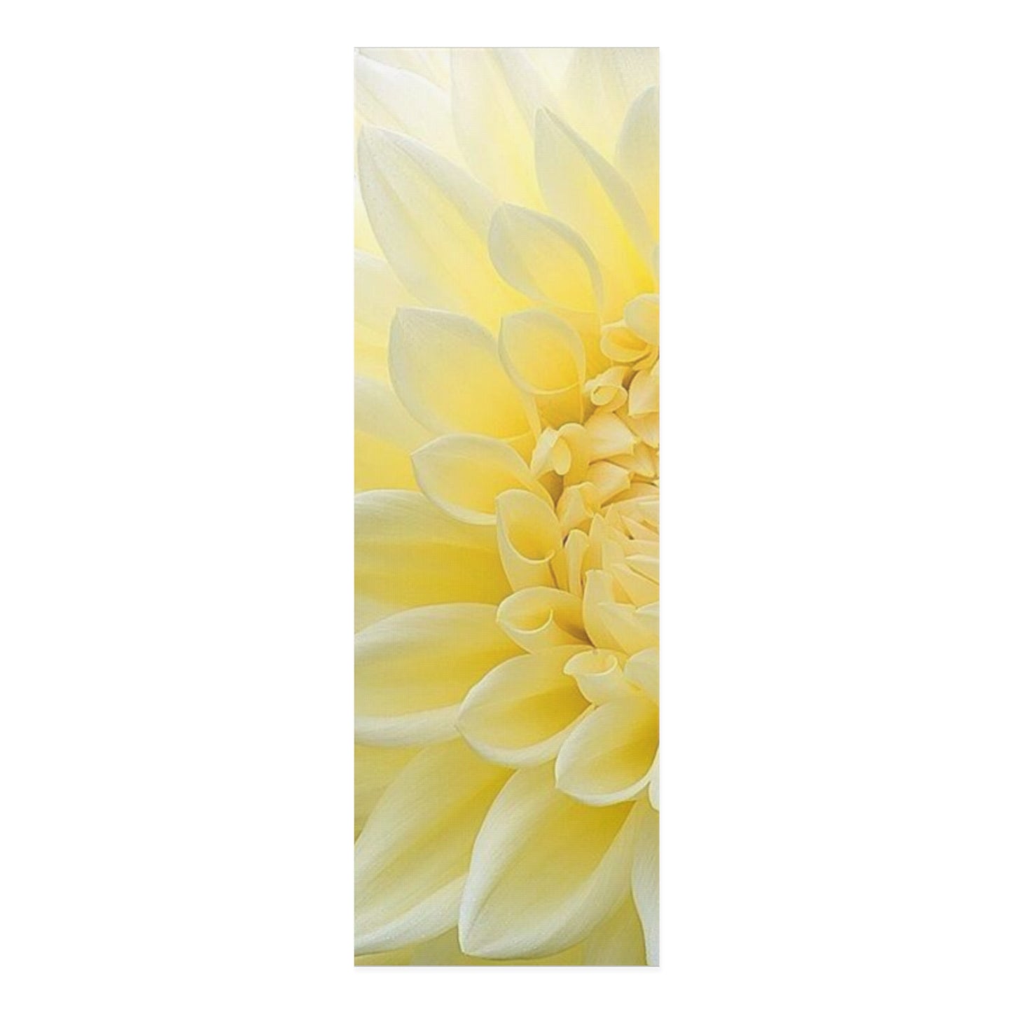 Yellow Dahlia Exercise Mat