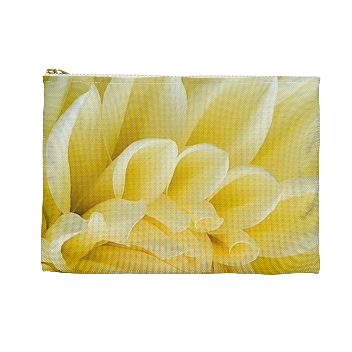 Yellow Dahlia Accessory Pouch