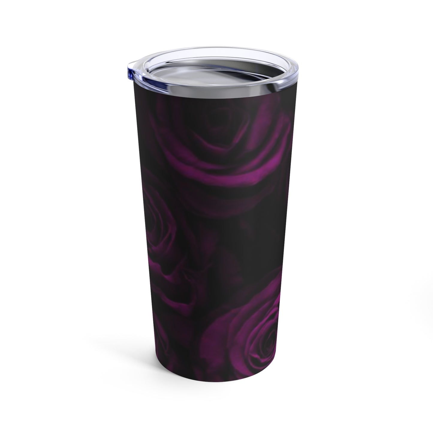 Dark Purple Roses Tumbler 20oz