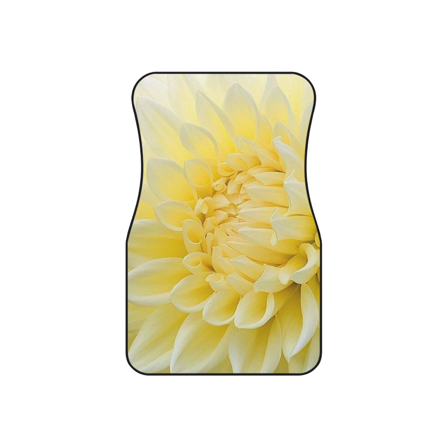 Yellow Dahlia Car Mats (Set of 4)