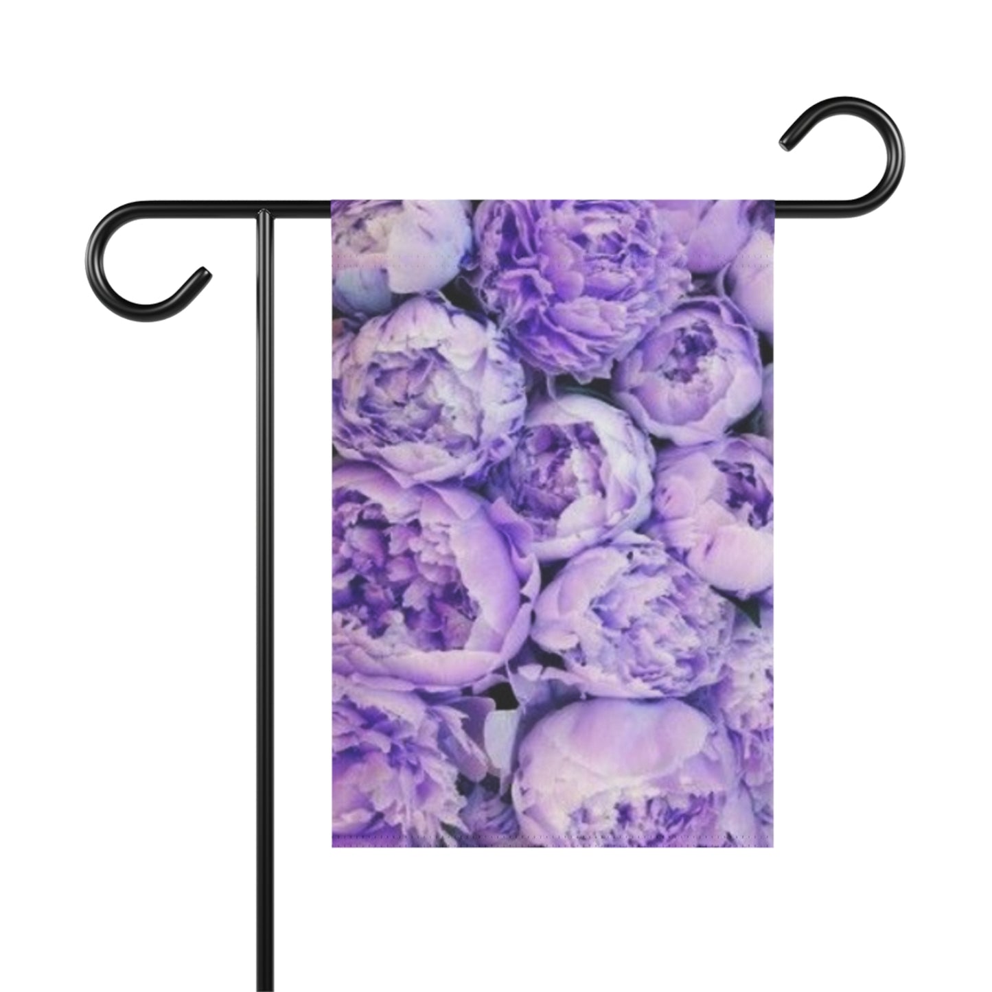 Purple Peony Floral Garden and House Banner – Soft Floral Touch