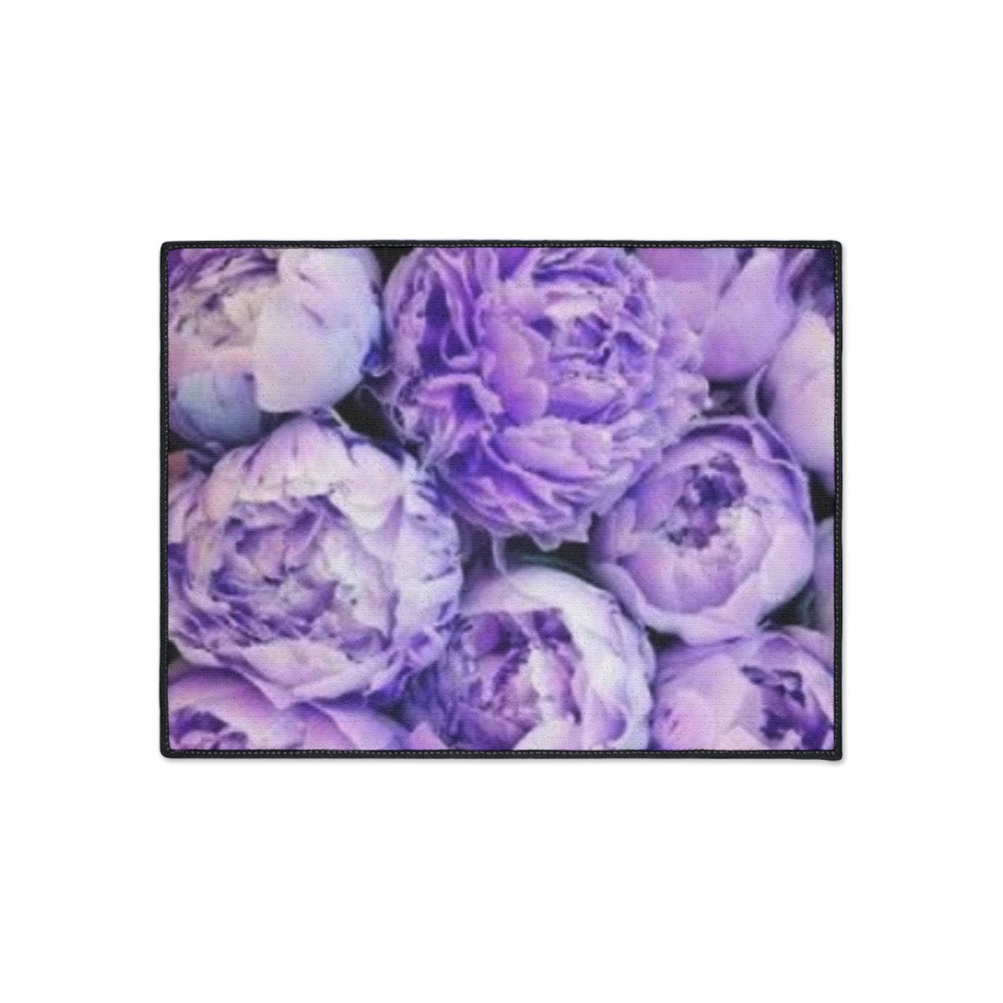 Purple Peony Heavy Duty Floor Mat