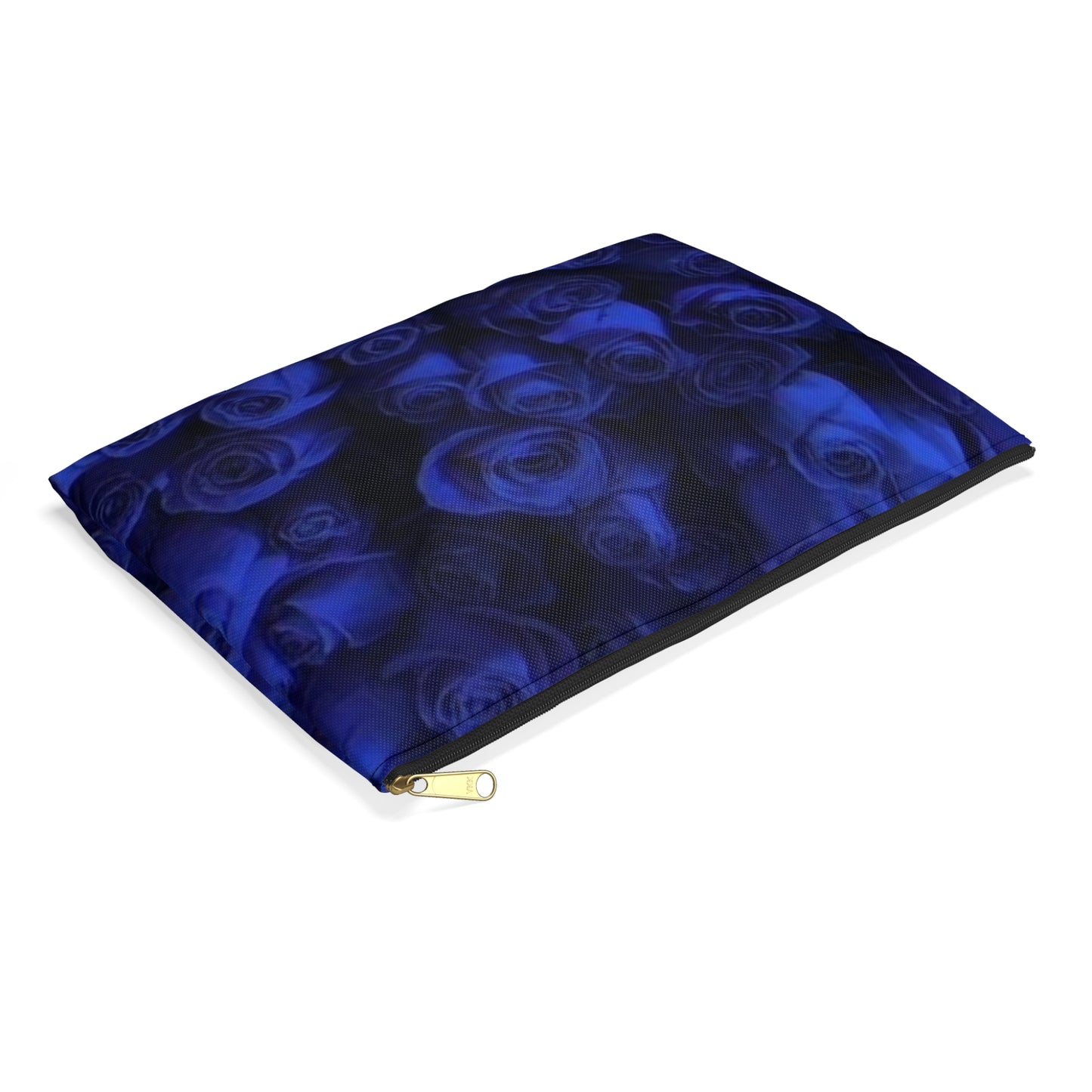 Dark Blue Roses Accessory Pouch