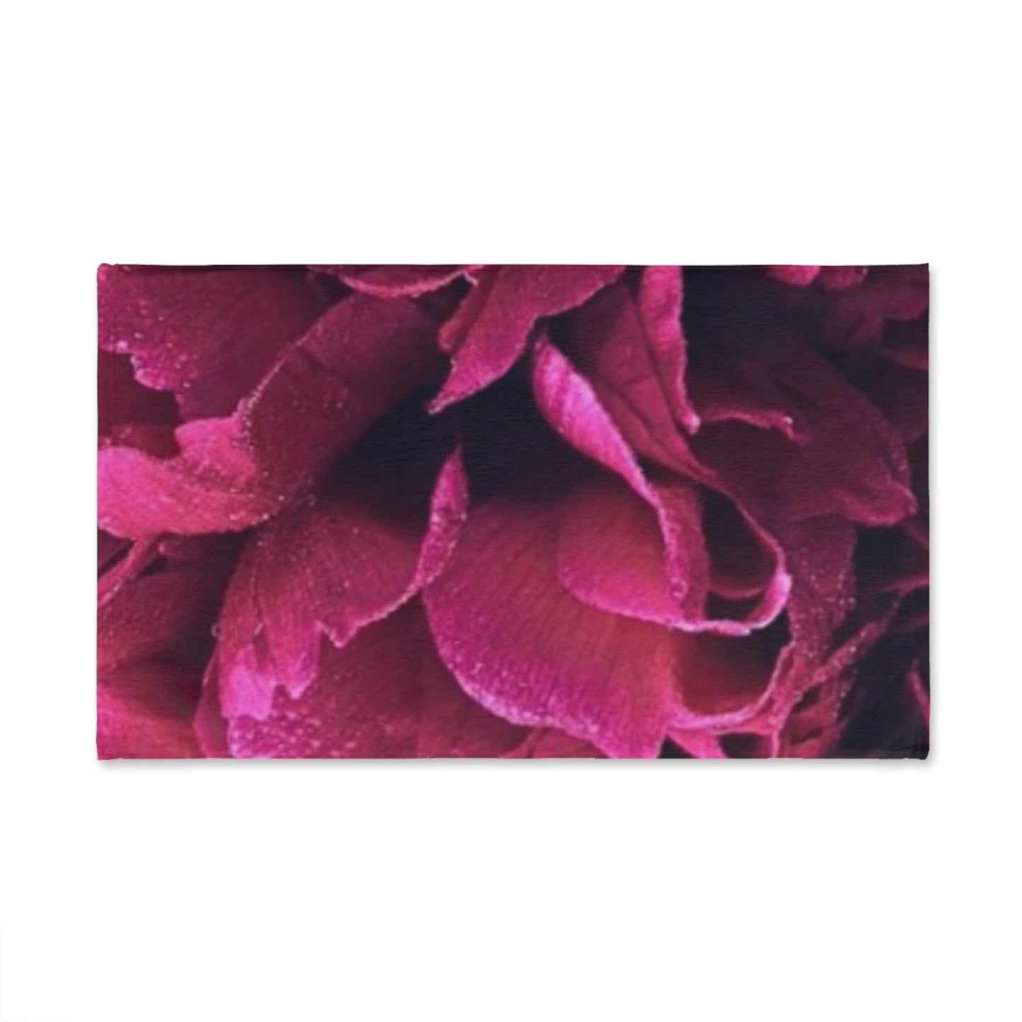 Floral Hand Towel – Magenta Floral Design