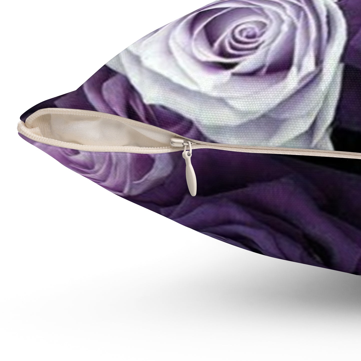 Purple Roses Square Pillow