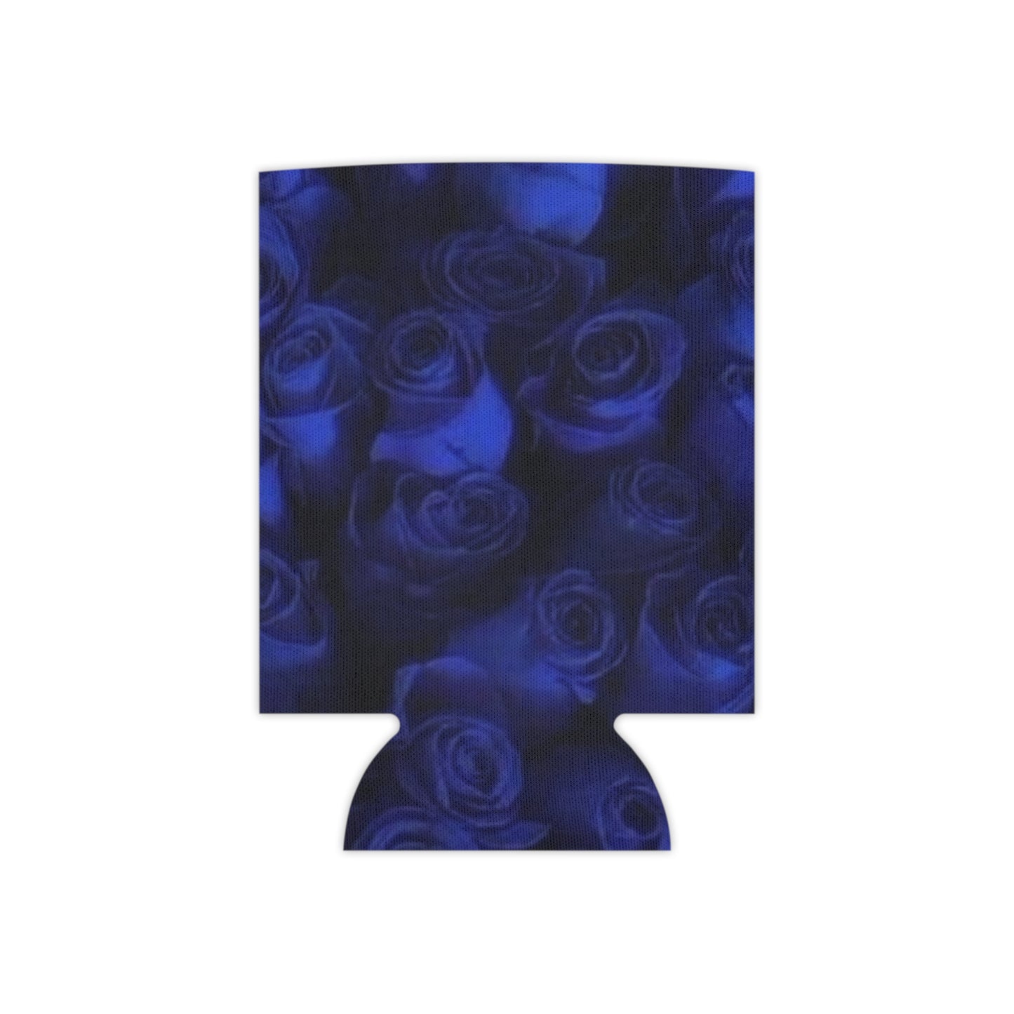 Dark Blue Roses Can Cooler