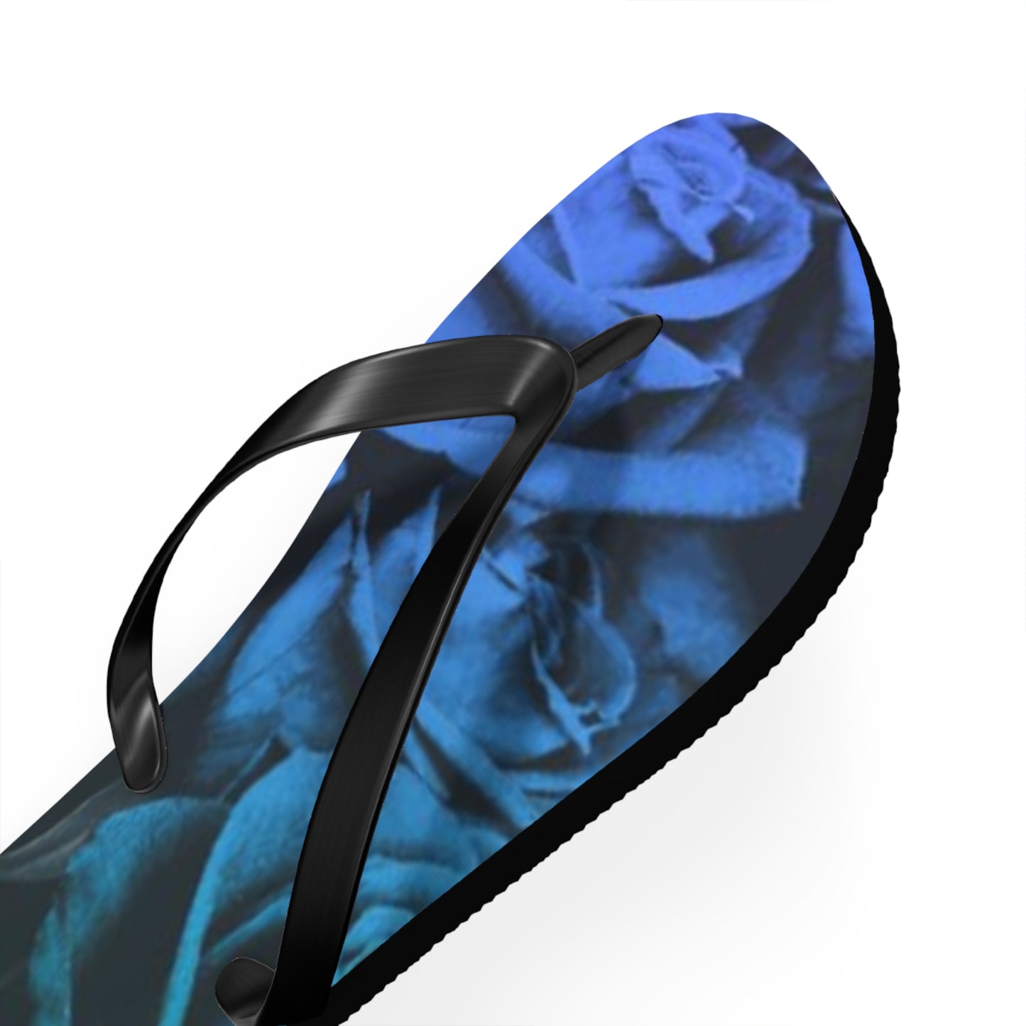 Blue Roses Flip Flops