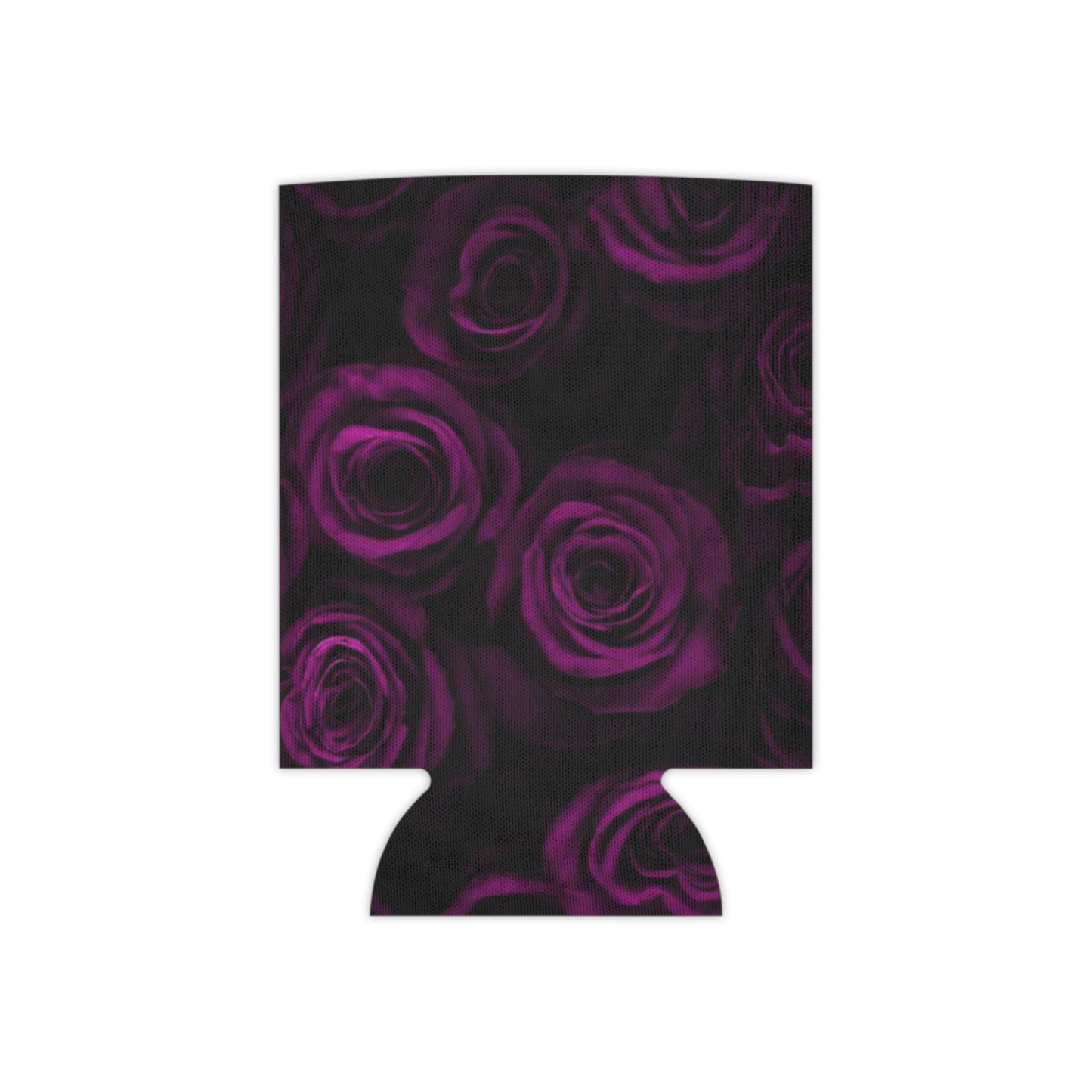 Dark Purple Roses Can Cooler