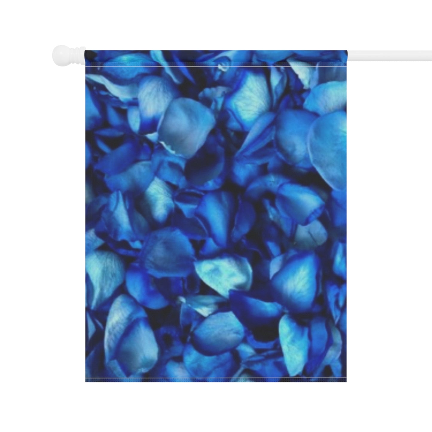 Blue Petals Floral Garden and House Banner – Peaceful Outdoor Decor