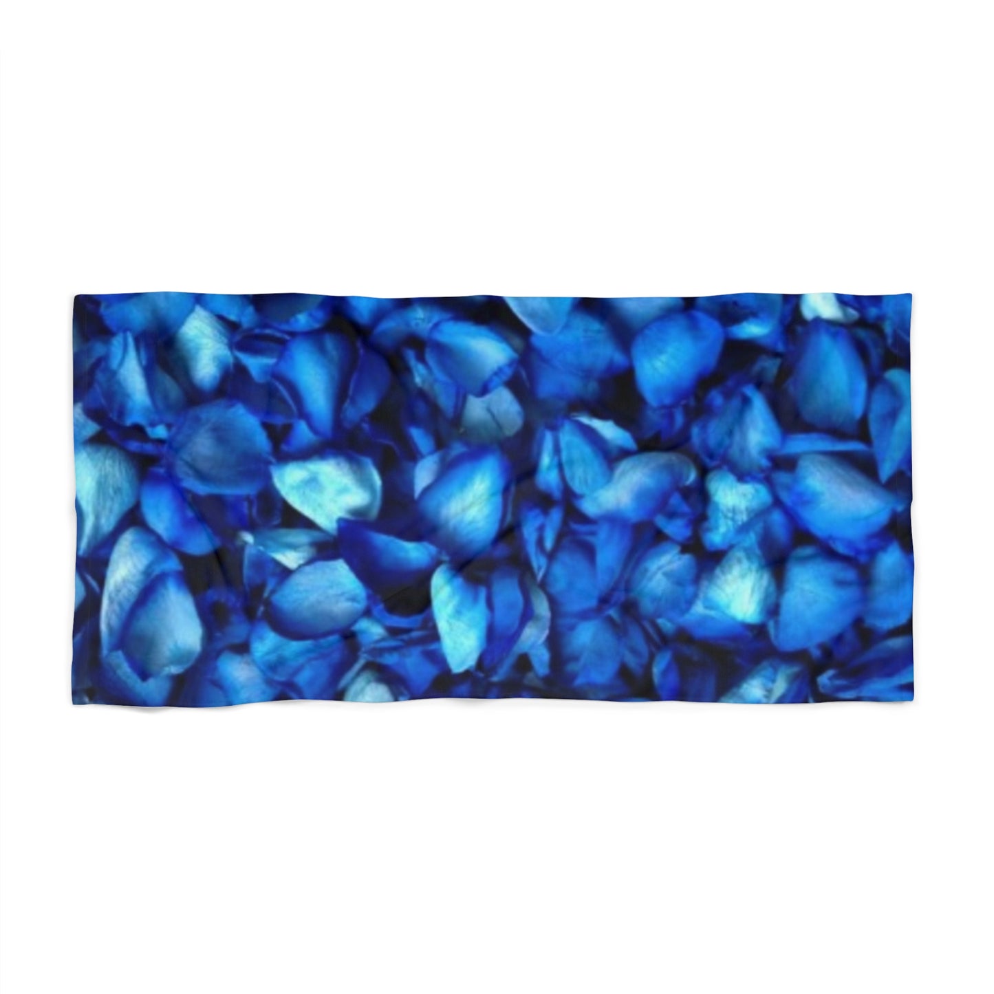 Floral Beach Soft Towel – Blue Petals