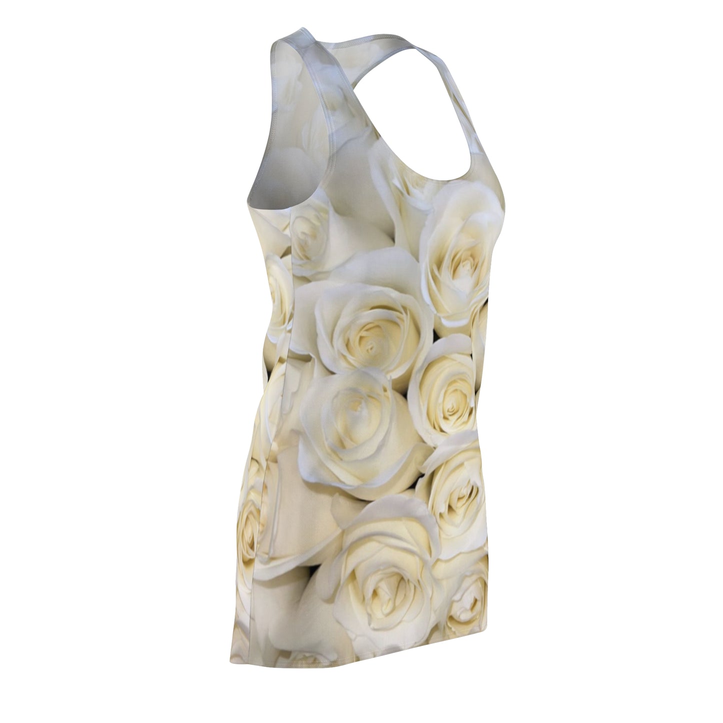White Roses Racerback Dress