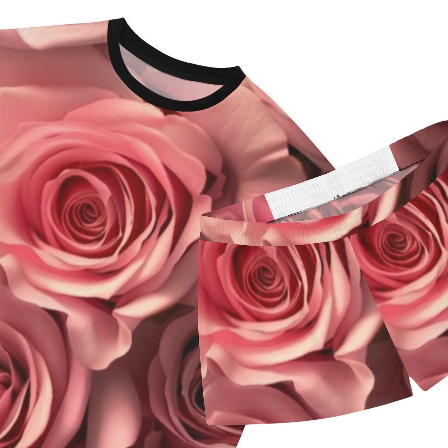 Pink Roses Pajama Set