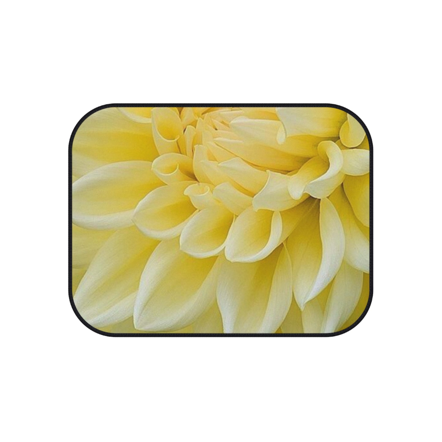 Yellow Dahlia Car Mats (Set of 4)