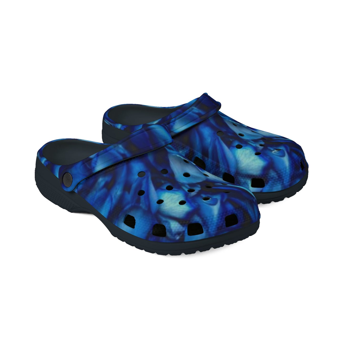 Blue Petals Foam Shoes